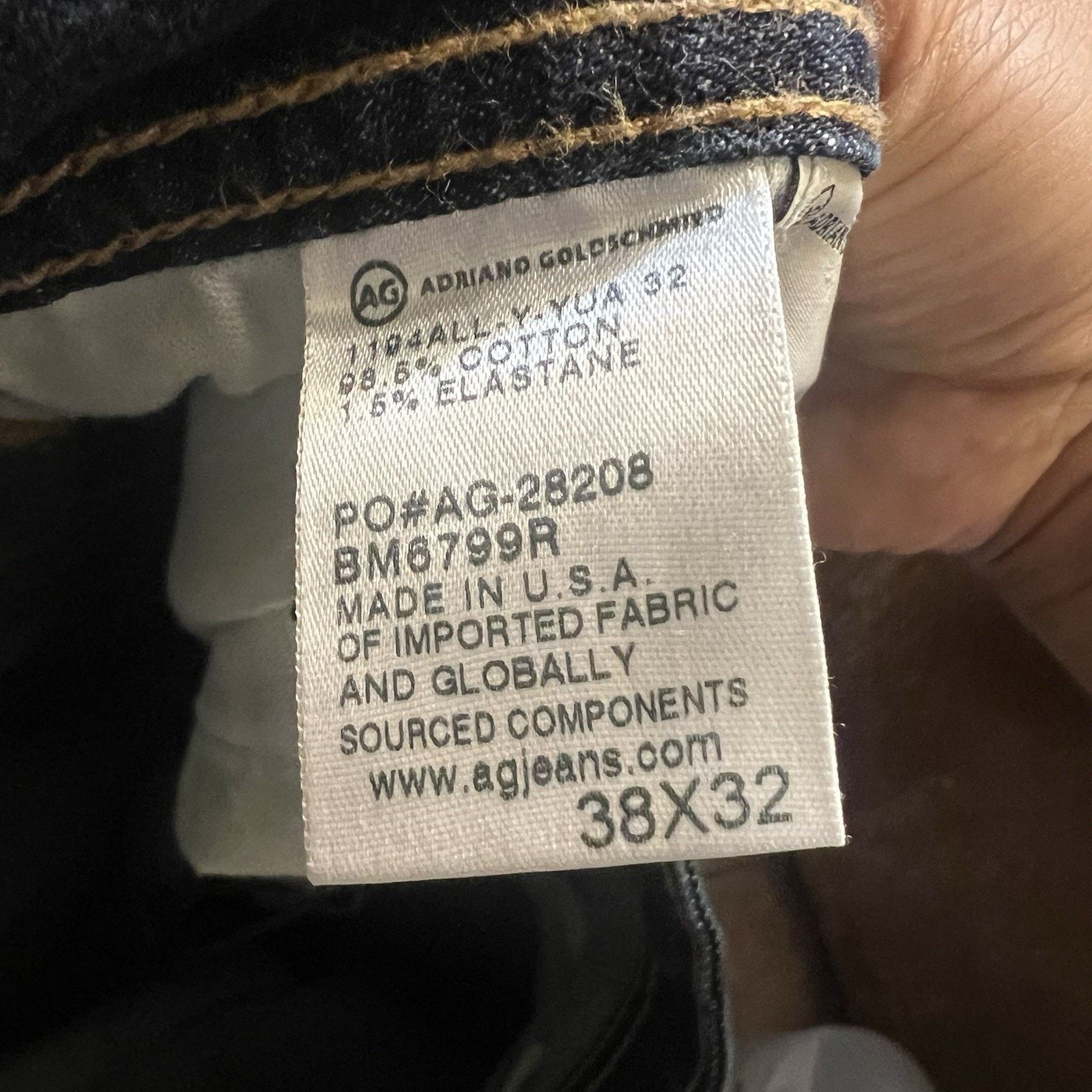 AG Adriano Goldschmied AG Adriano Goldschmied Jeans Mens 38x32 Blue The New Hero Size US 38 / EU 54 - 11 Thumbnail