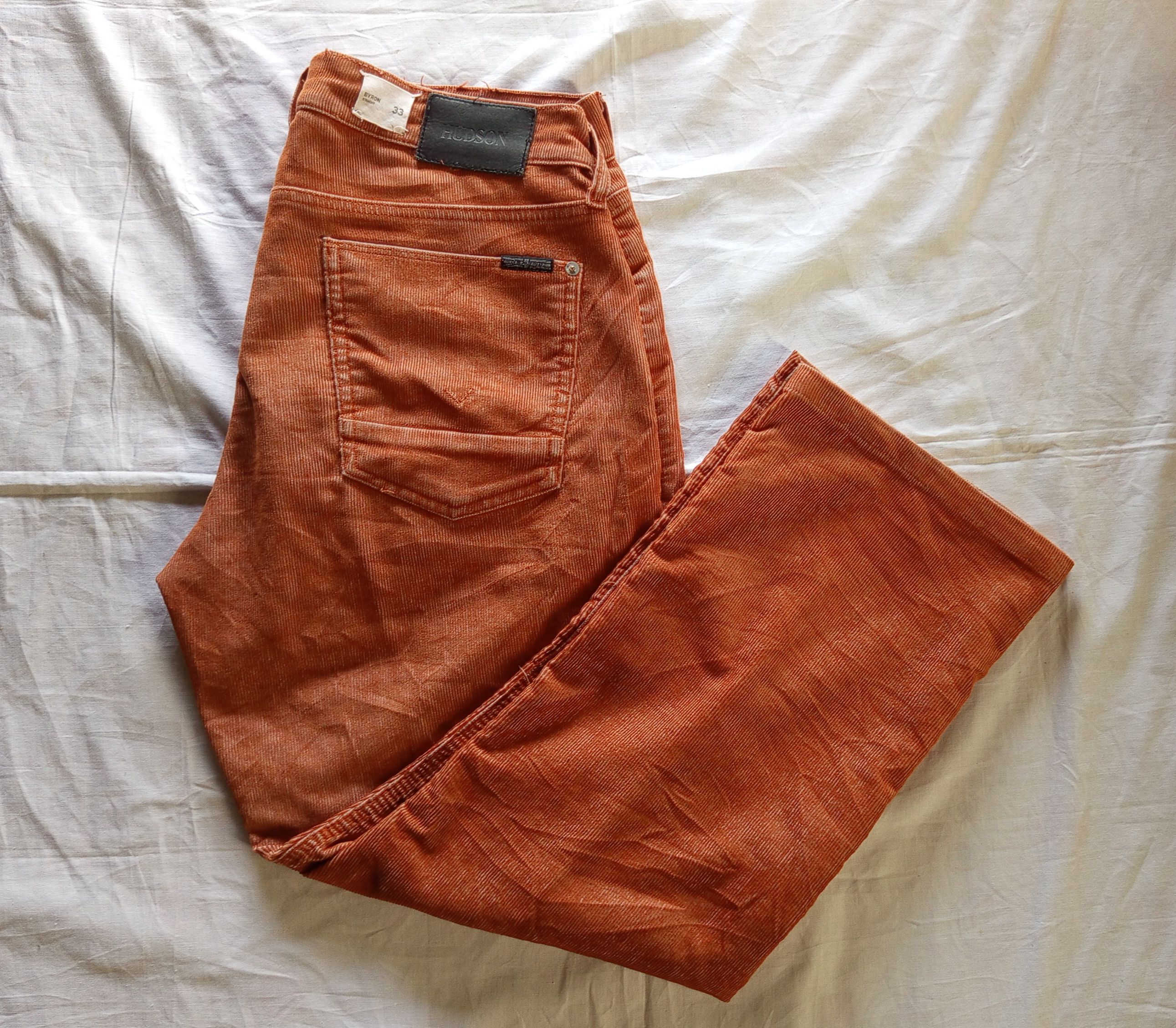 Hudson Hudson Byron 5 Pocket Straight M255CPV Size US 33 - 4 Thumbnail
