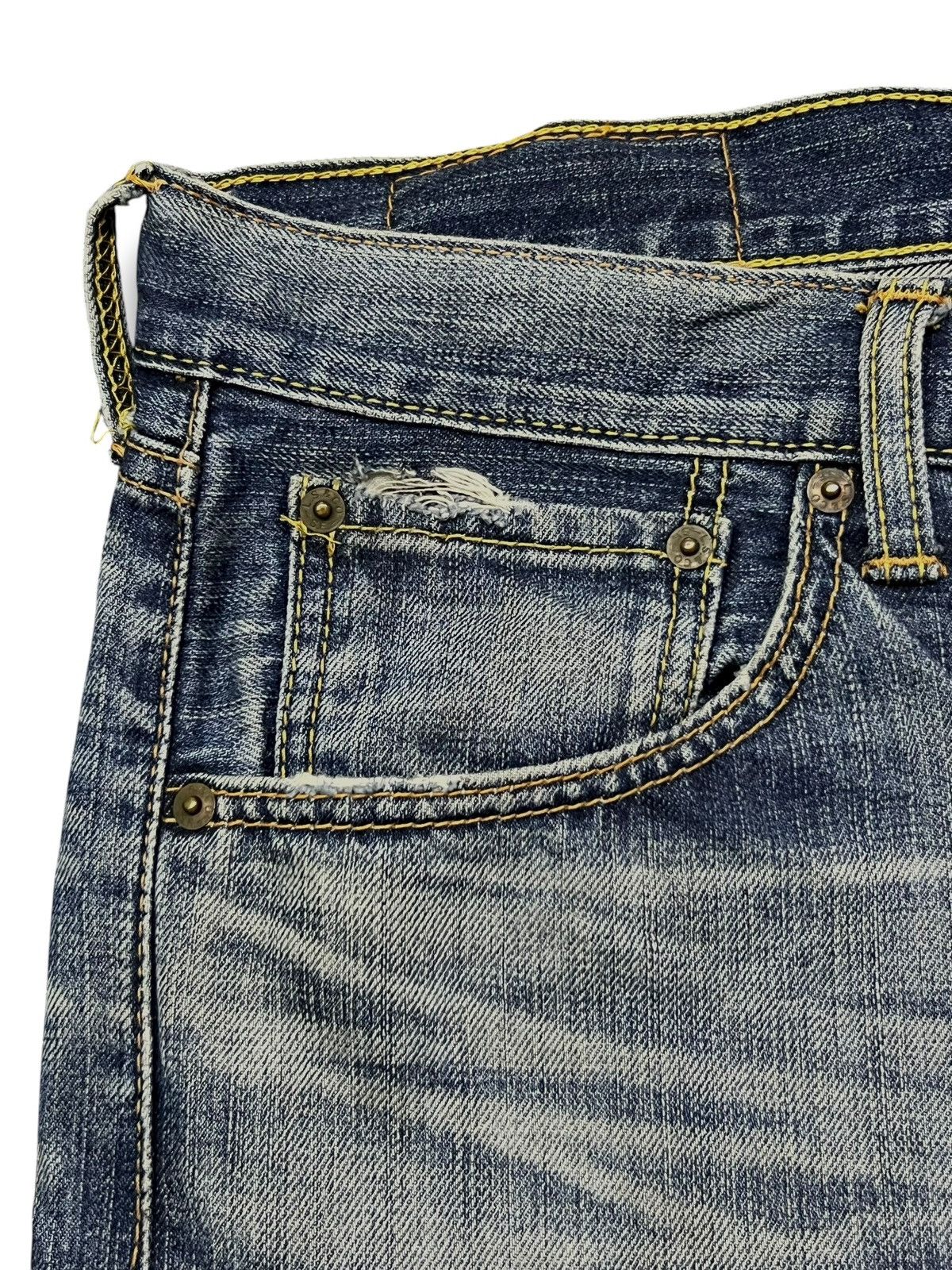Levi's Baggy Vintage 07s Levi’s 703 - Faded Wash, Distressed Denim Size US 36 / EU 52 - 8 Thumbnail