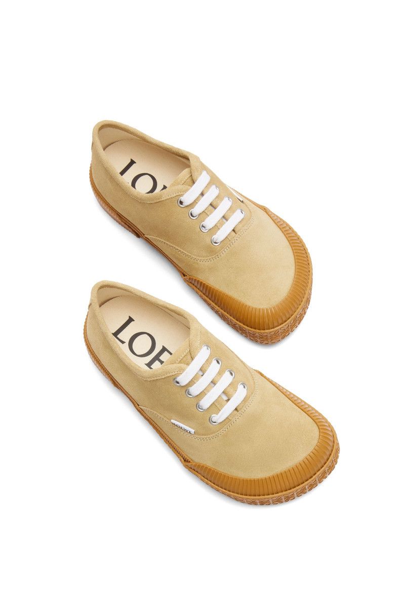 Loewe o1in1g0426 Terra Vulca Lace-Up Sneakers in Gold Size US 8 / EU 41 - 4 Thumbnail