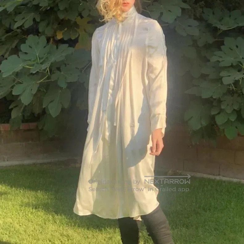 Ann Demeulemeester Ann Demeulemeester Silk Long Sleeve Shirt. Size US M / EU 48-50 / 2 - 8 Thumbnail