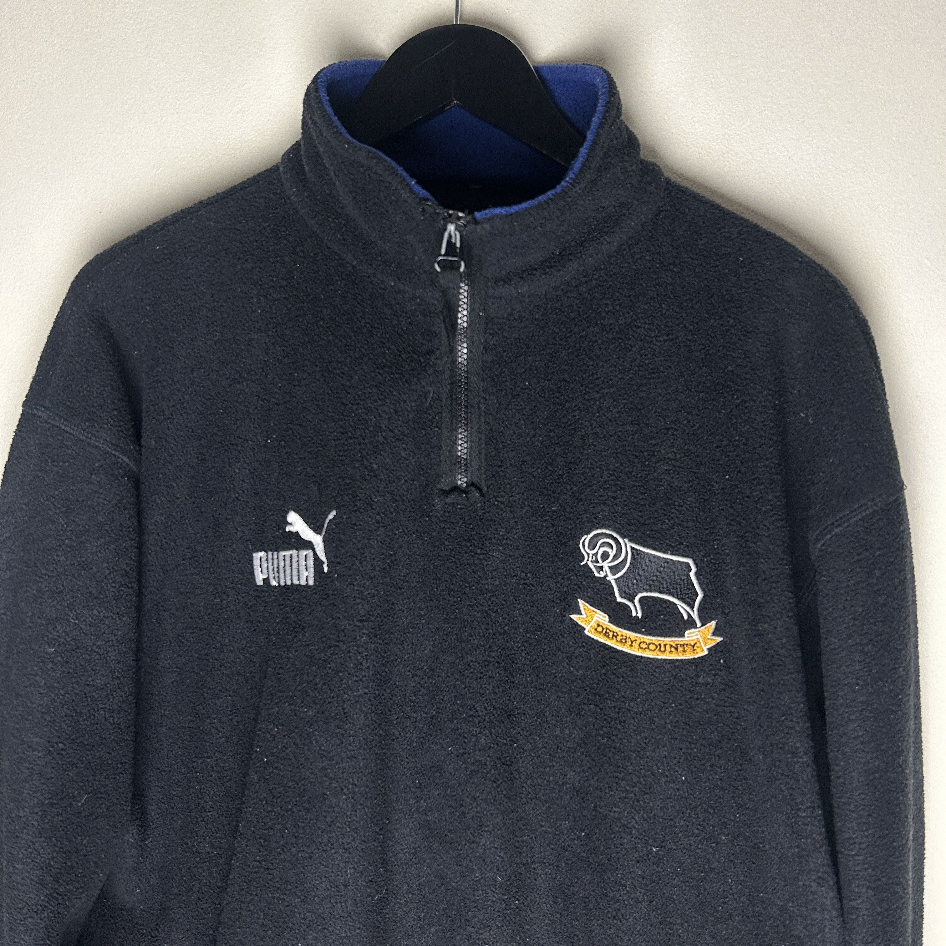 Puma Vintage Puma Derby County Fleece Jacket Size US XL / EU 56 / 4 - 2 Thumbnail