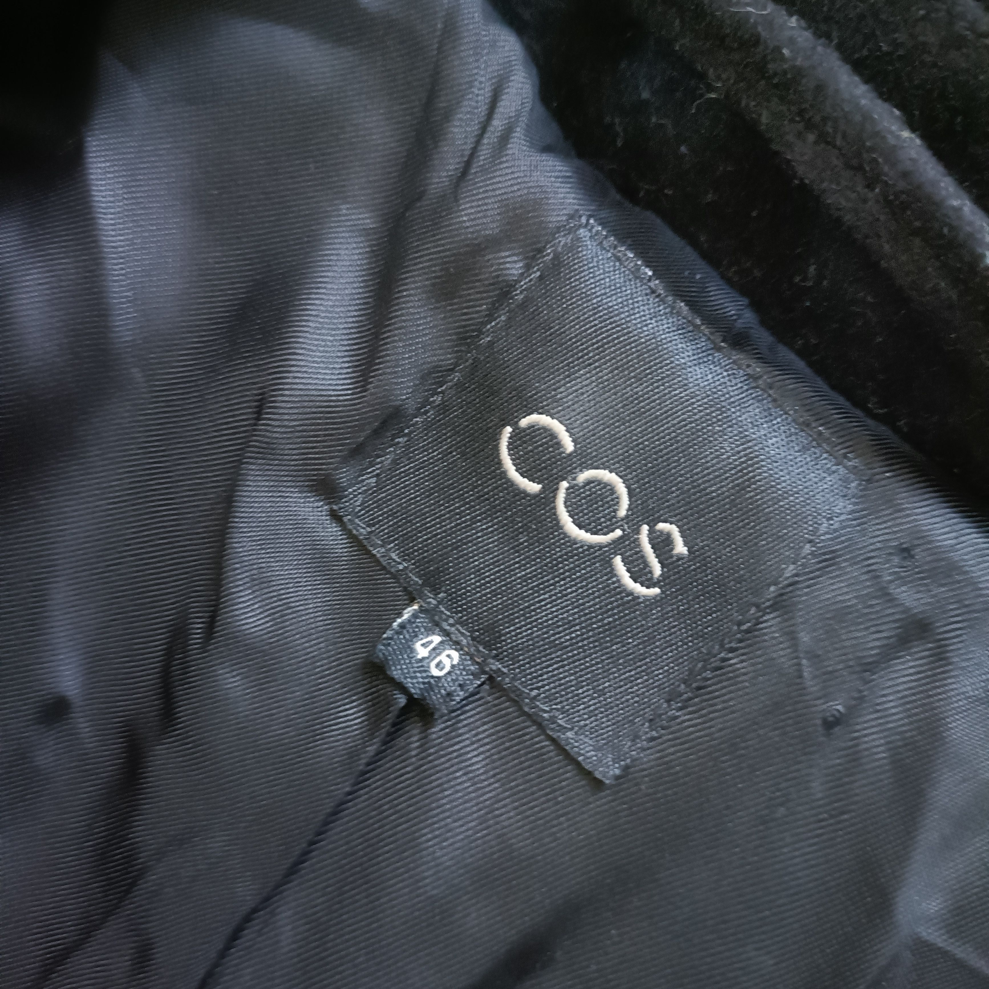 Cos Men's Black Coat with Belt ! Size US M / EU 48-50 / 2 - 5 Thumbnail