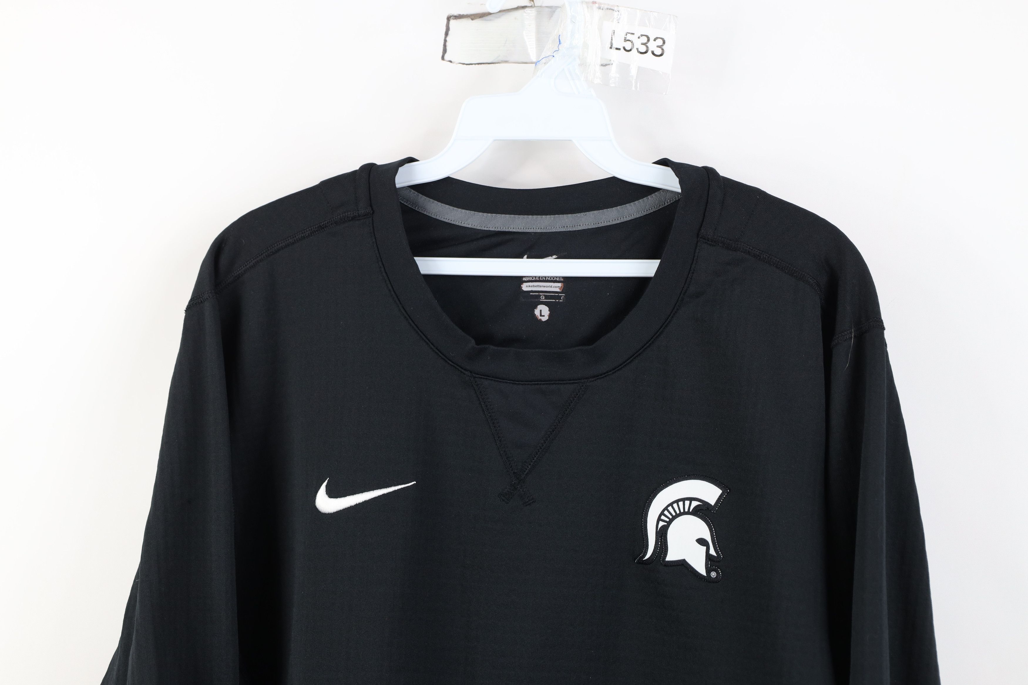 Nike Nike Michigan State University Thermal Fleece Sweatshirt Size US L / EU 52-54 / 3 - 2 Thumbnail