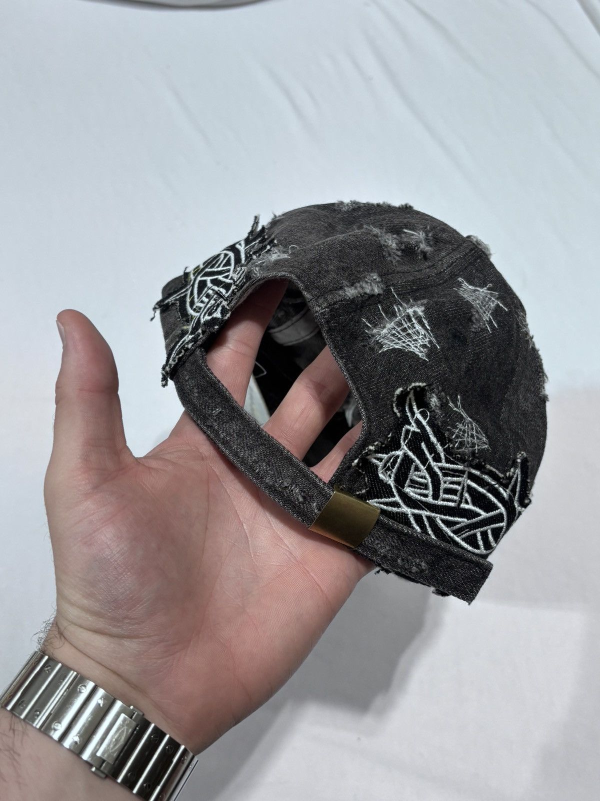 Who Decides War Who Decides War Thorned Black Baseball Cap Size ONE SIZE - 3 Thumbnail