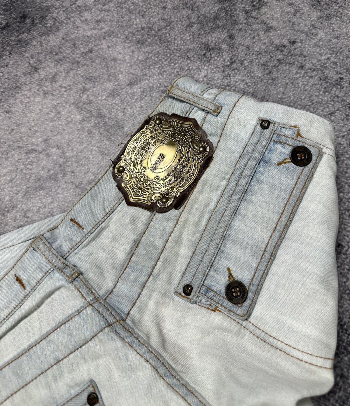 Just Cavalli Y2K Vintage Just Cavalli Pants Casual Pocket Streetwear Rare Size US 32 / EU 48 - 6 Thumbnail