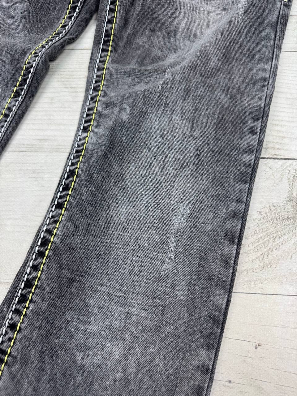 True Religion Vintage True Religion Denim Jeans Straight 90s Y2K Size US 33 - 8 Thumbnail