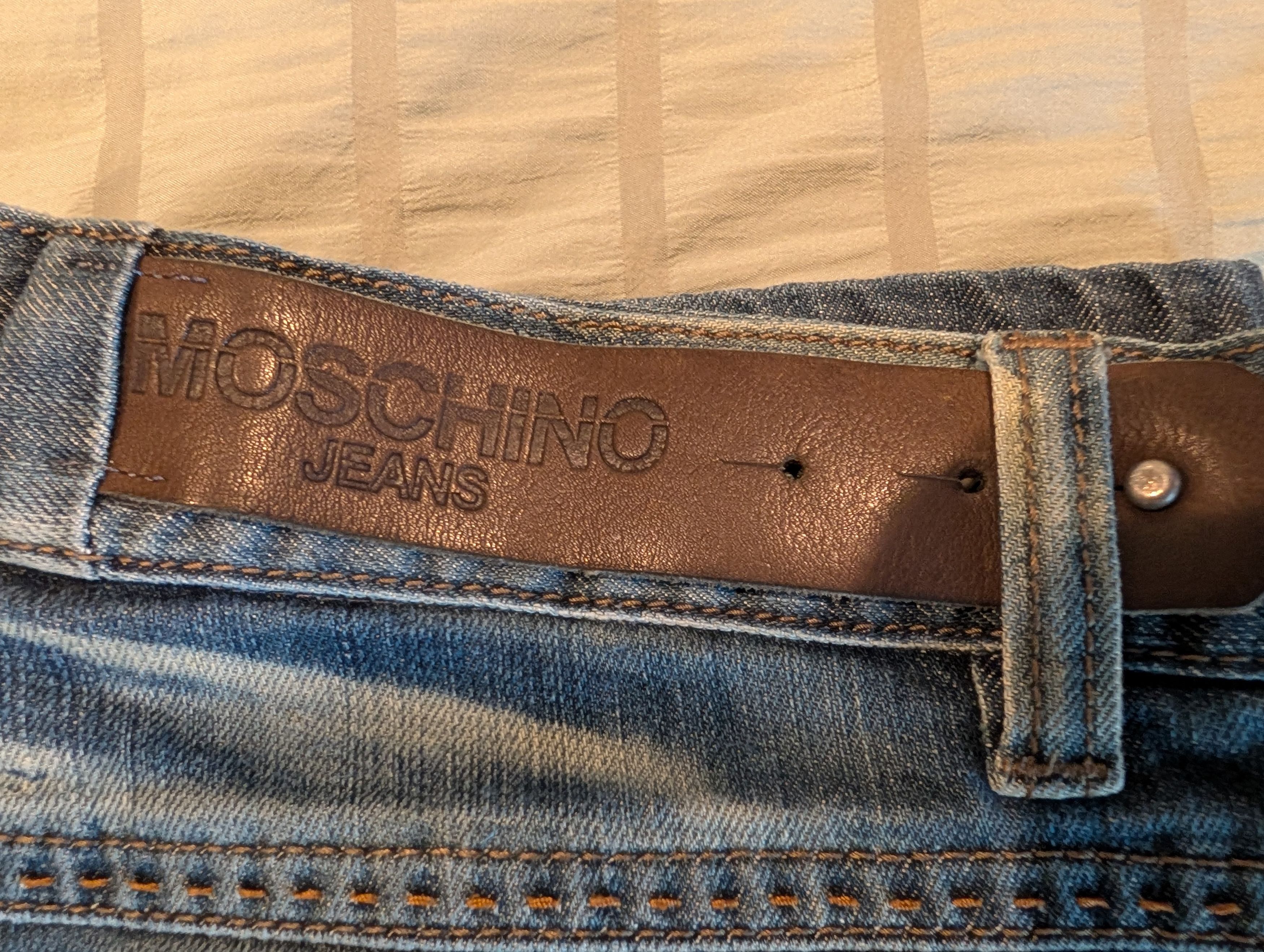 Moschino Archival Moschino Jeans Y2K Industrial Strap Detail Denim Size US 32 / EU 48 - 2 Thumbnail