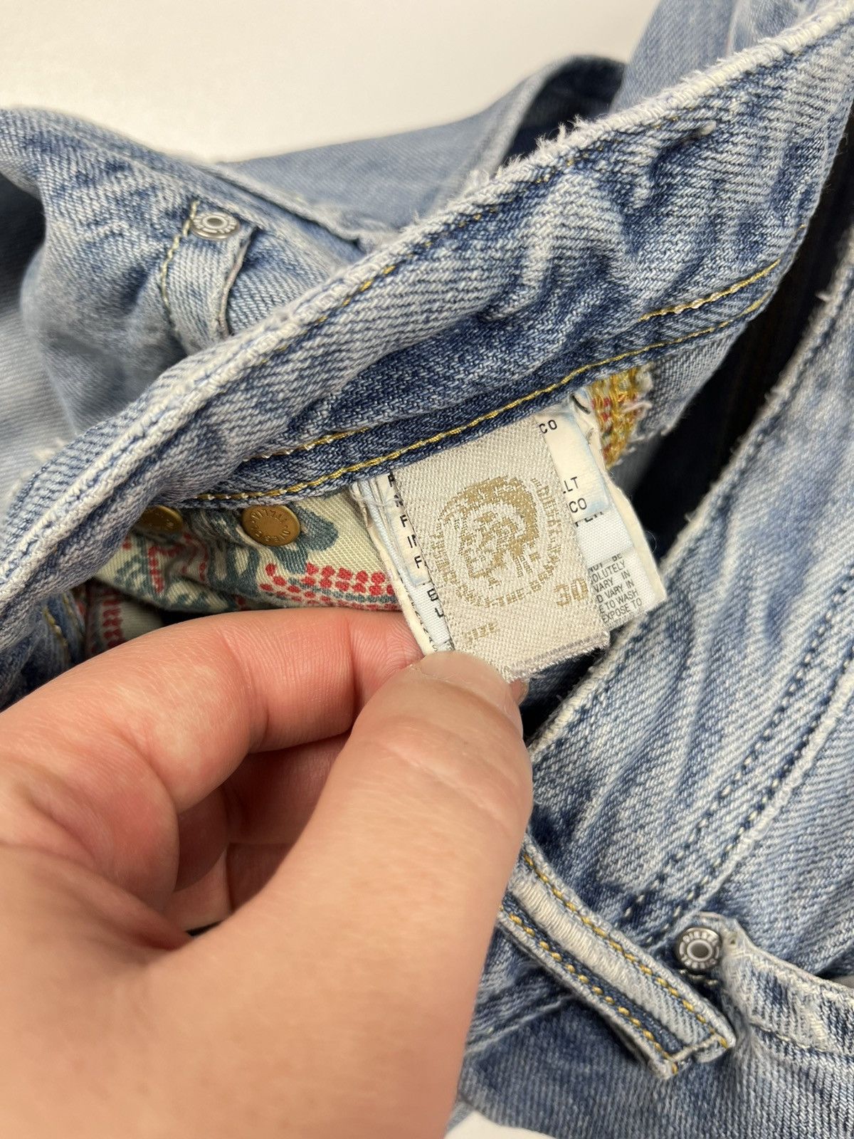 Diesel Vintage Diesel Braddo Carpenter Denim Pants Blue Size 30/34 Size US 30 / EU 46 - 18 Thumbnail