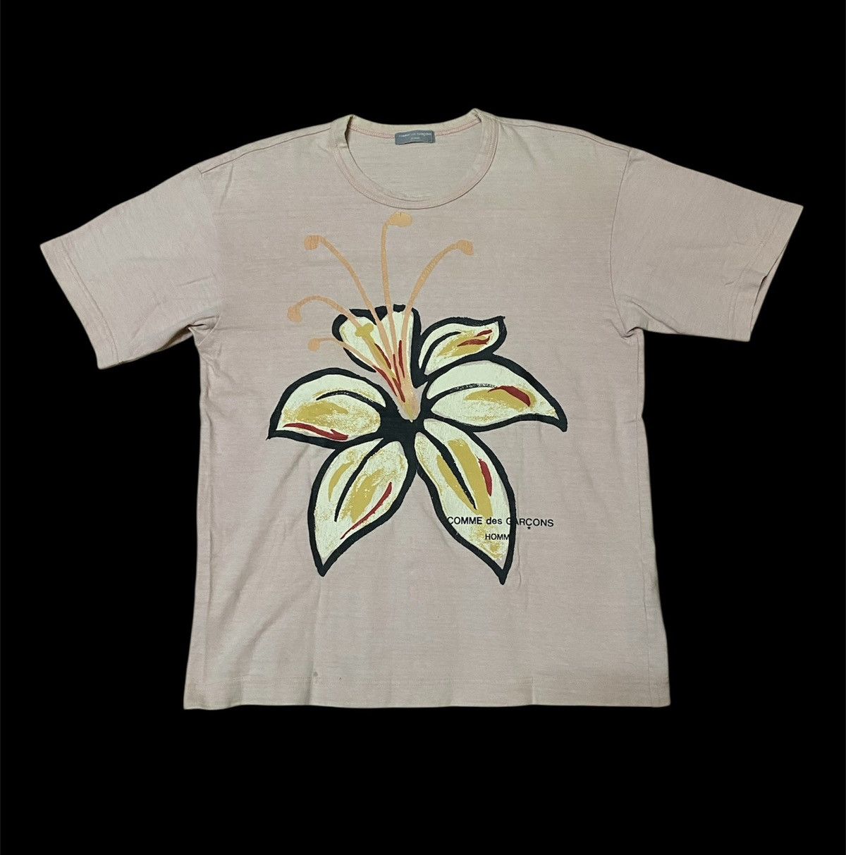 Comme Des Garcons CDG SS02 By Keiichi Tanaka Flower Painted