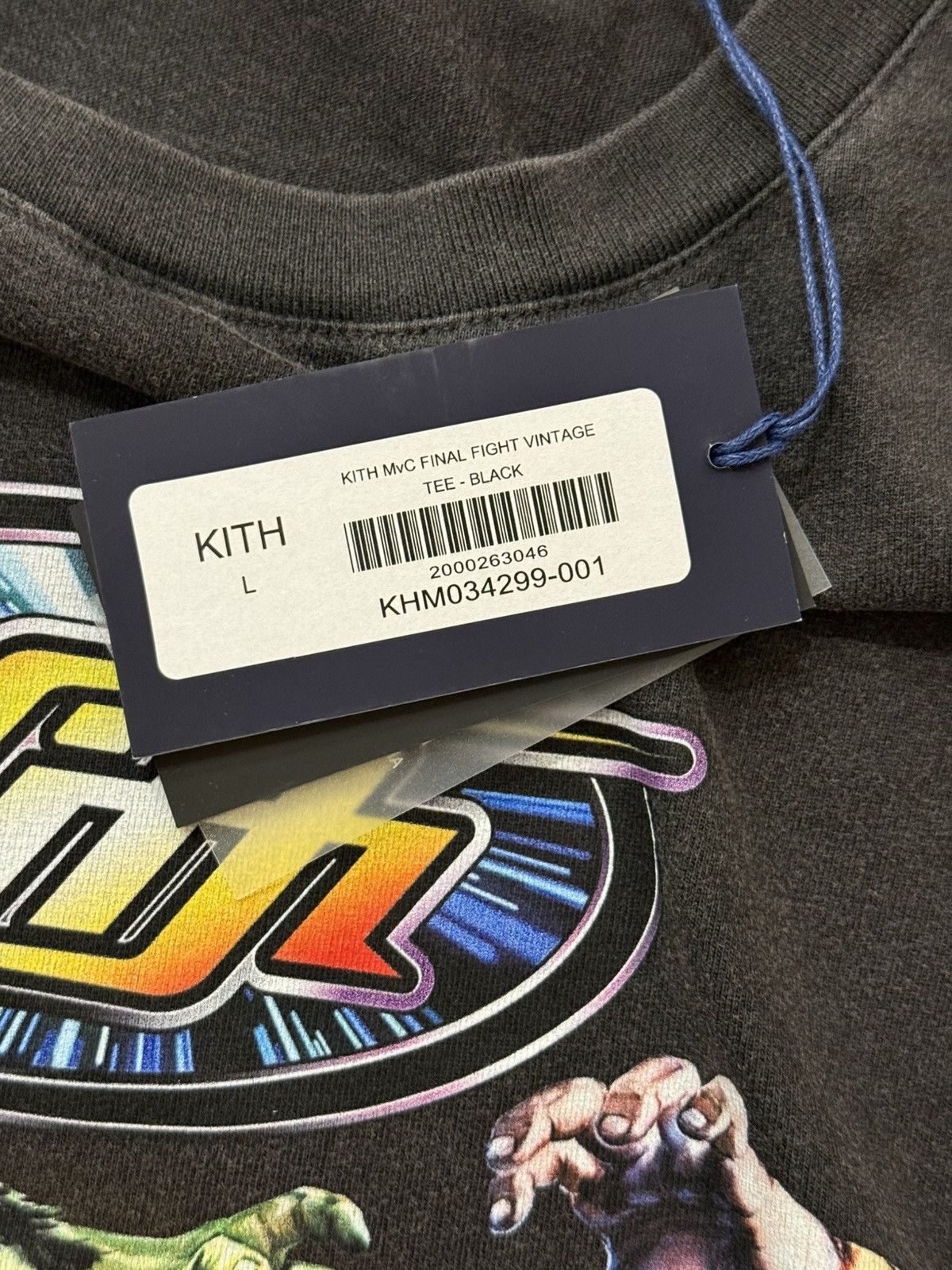 Kith KITH Marvel vs. Capcom Final Fight Vintage Tee Black Large Size US L / EU 52-54 / 3 - 8 Thumbnail