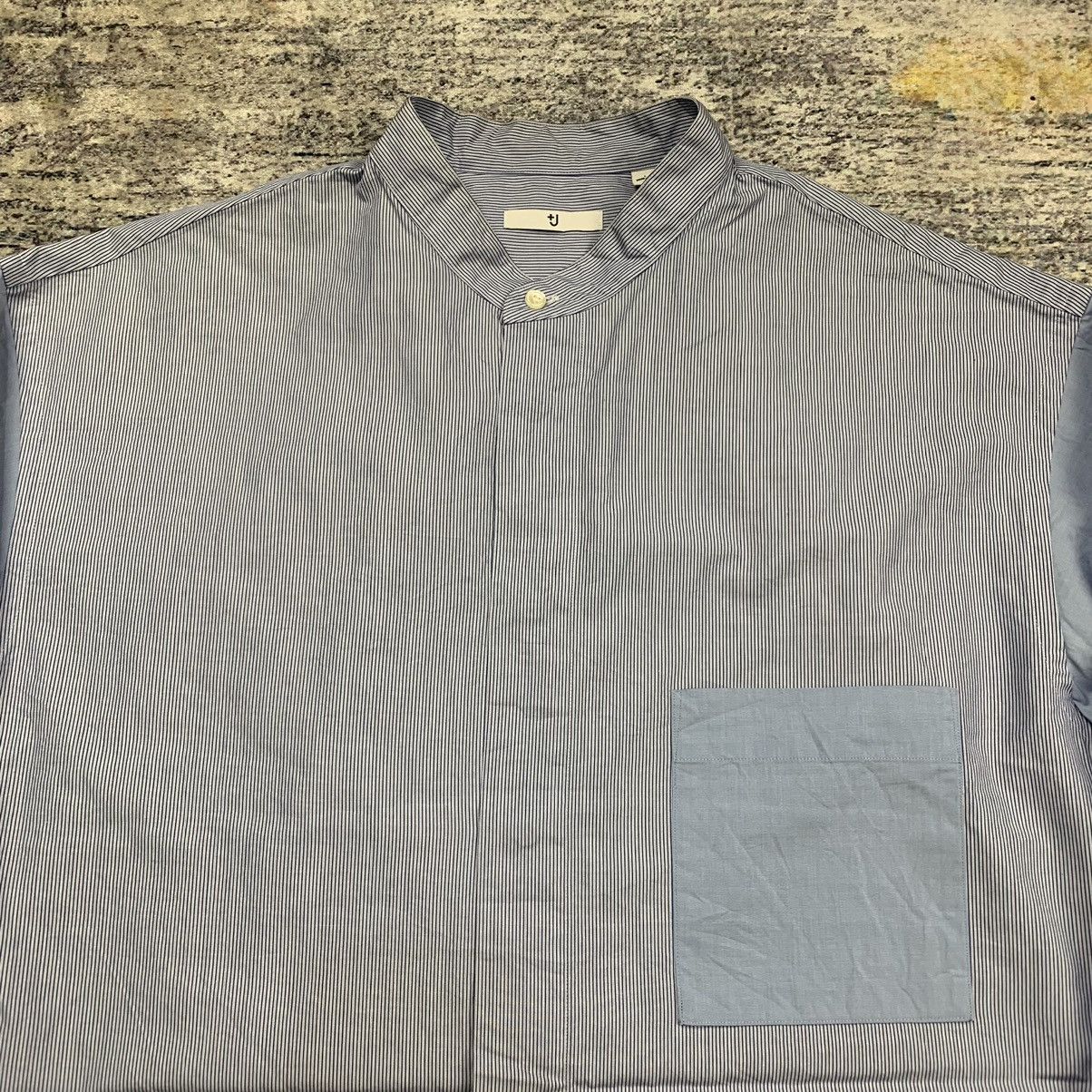 Jil Sander × Uniqlo Uniqlo x jil sander +j oversized supima cotton shirt Size US L / EU 52-54 / 3 - 3 Thumbnail