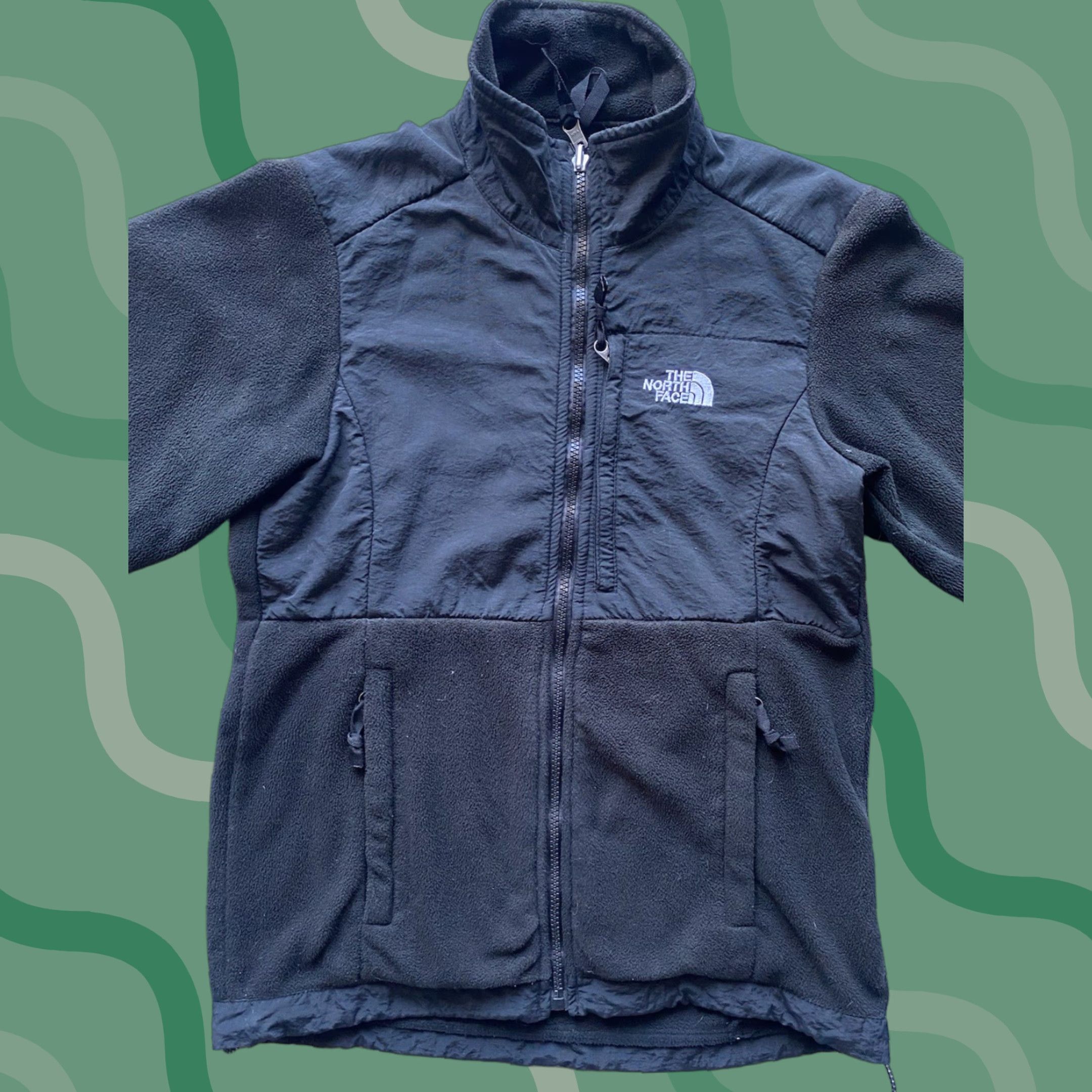 The North Face The North Face Polartec Fleece Jacket Womens Medium Black Flaws Wear Size M / US 6-8 / IT 42-44 - 1 Thumbnail