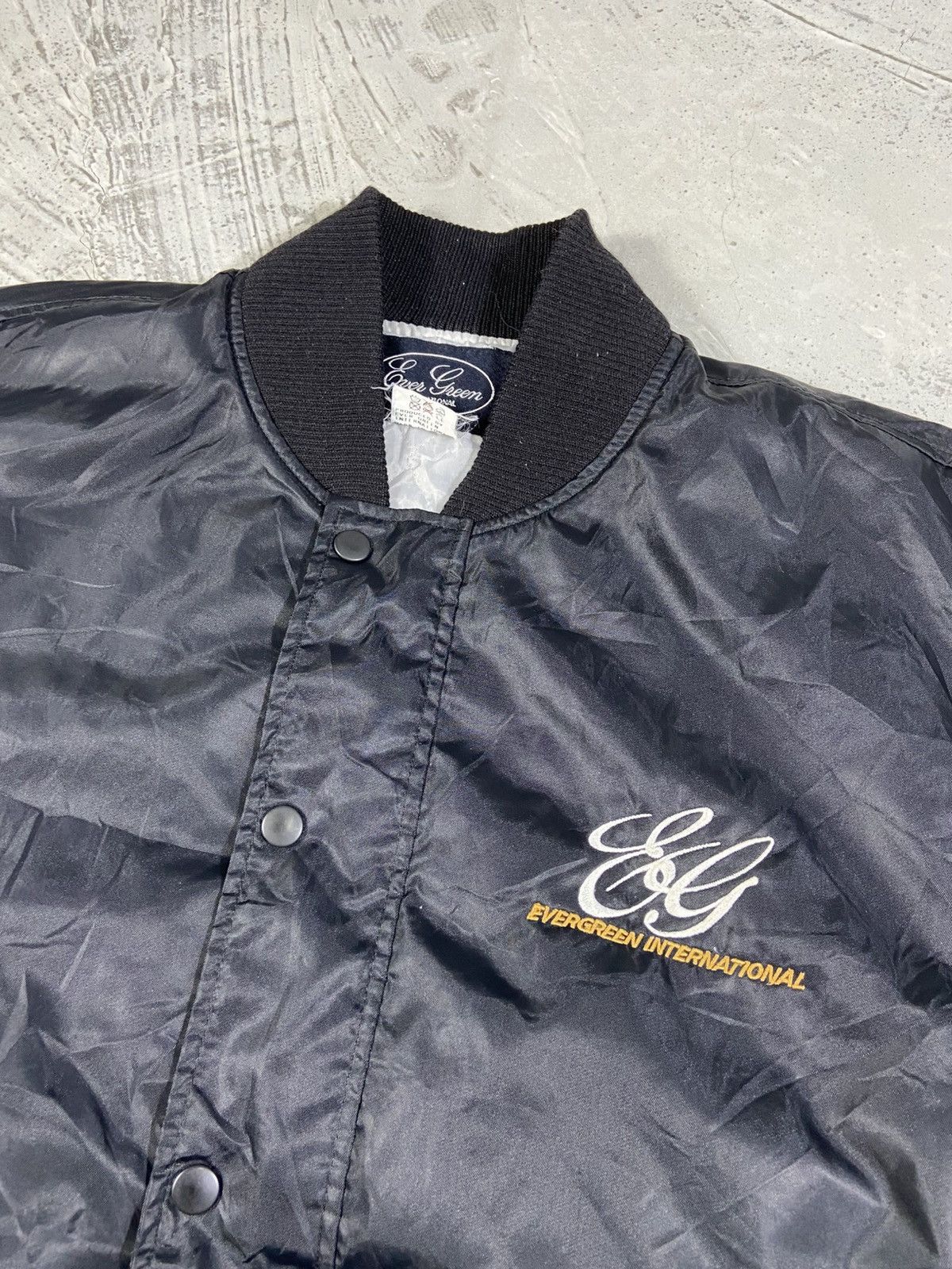 Evergreen 1990s VINTAGE EVERGREEN JAPAN BOMBER JACKET Size US L / EU 52-54 / 3 - 4 Thumbnail