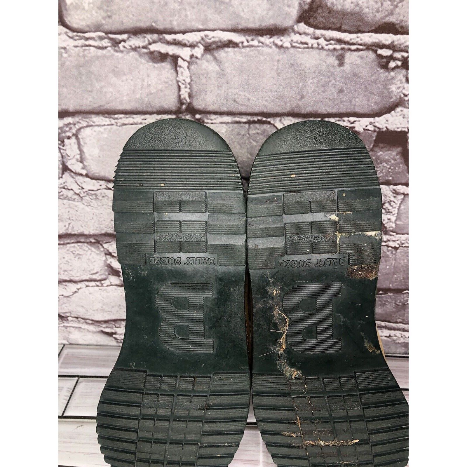 Bally Bally Suisse Brown Suede Comfort Lace Up Casual Green Shoes Size US 8 / EU 41 - 13 Thumbnail