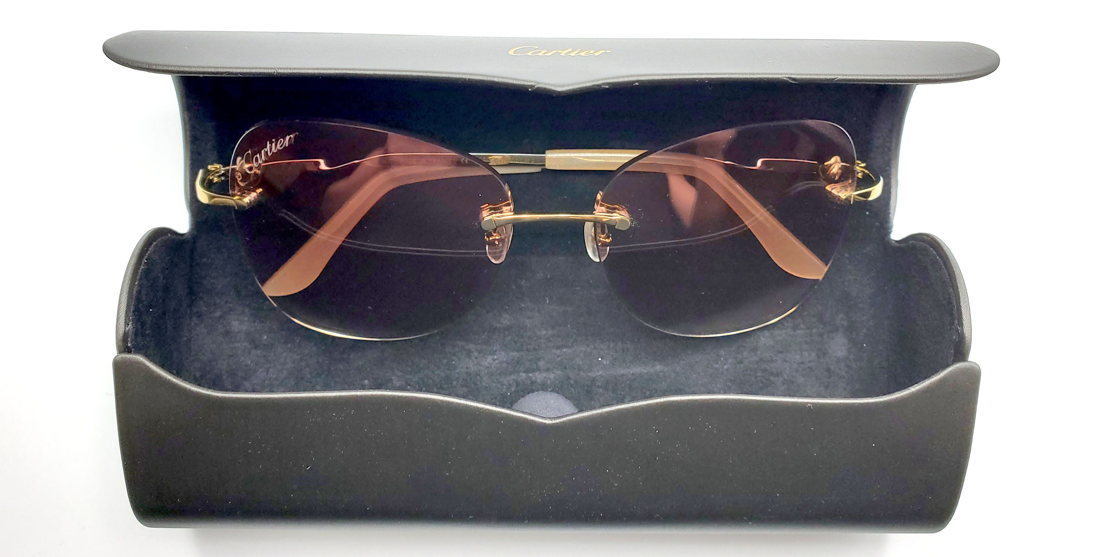 Cartier NEW! Cartier Gold Sunglasses CT00915 Size ONE SIZE - 2 Thumbnail