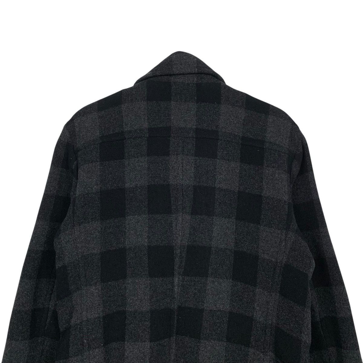 Japanese Brand Uniqlo Wool Collection Tartan Double Breasted Jacket Size US L / EU 52-54 / 3 - 8 Thumbnail