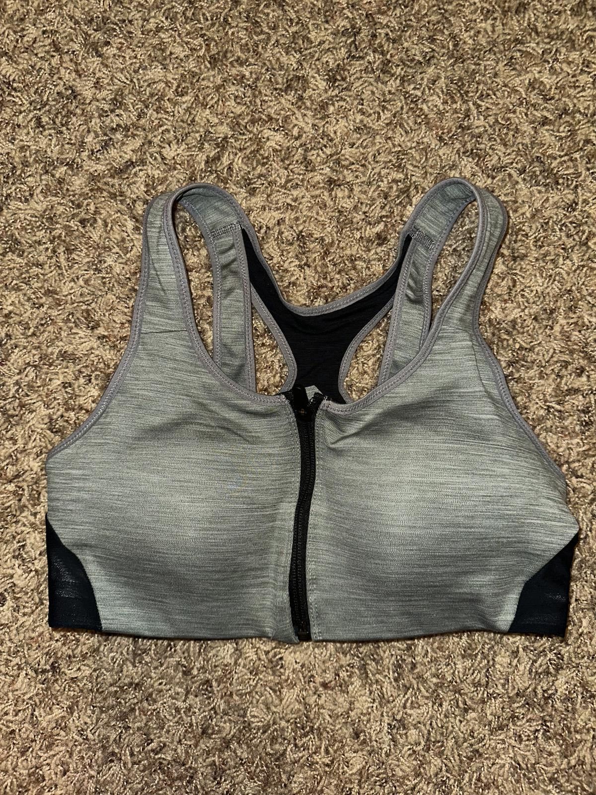 Nike Nike Women's Shape Zip High Support Sports Bra Size ONE SIZE - 1 Thumbnail