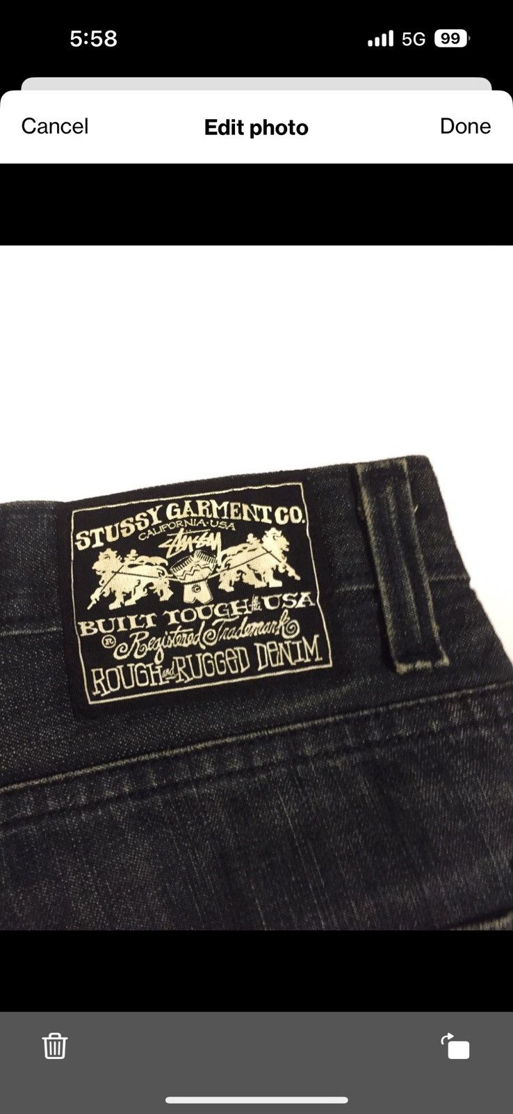 Stussy Loose denim by stussy garment Size US 34 / EU 50 - 5 Thumbnail
