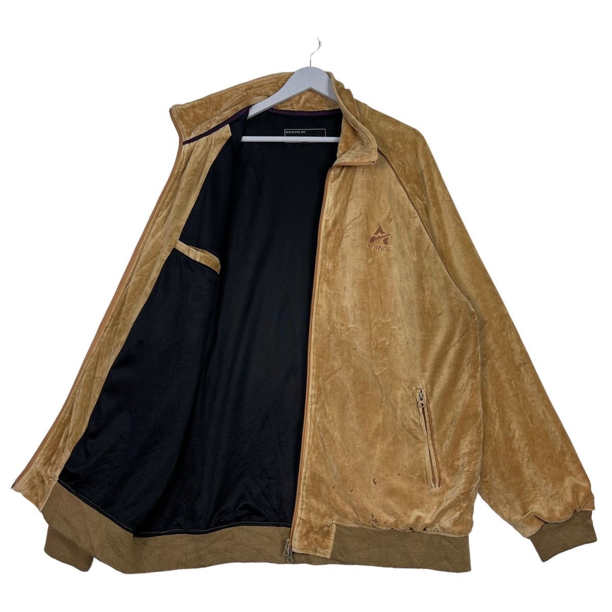 Avirex 🔥 AVIREX VELVET SWEATER JACKET Size US XXL / EU 58 / 5 - 9 Thumbnail