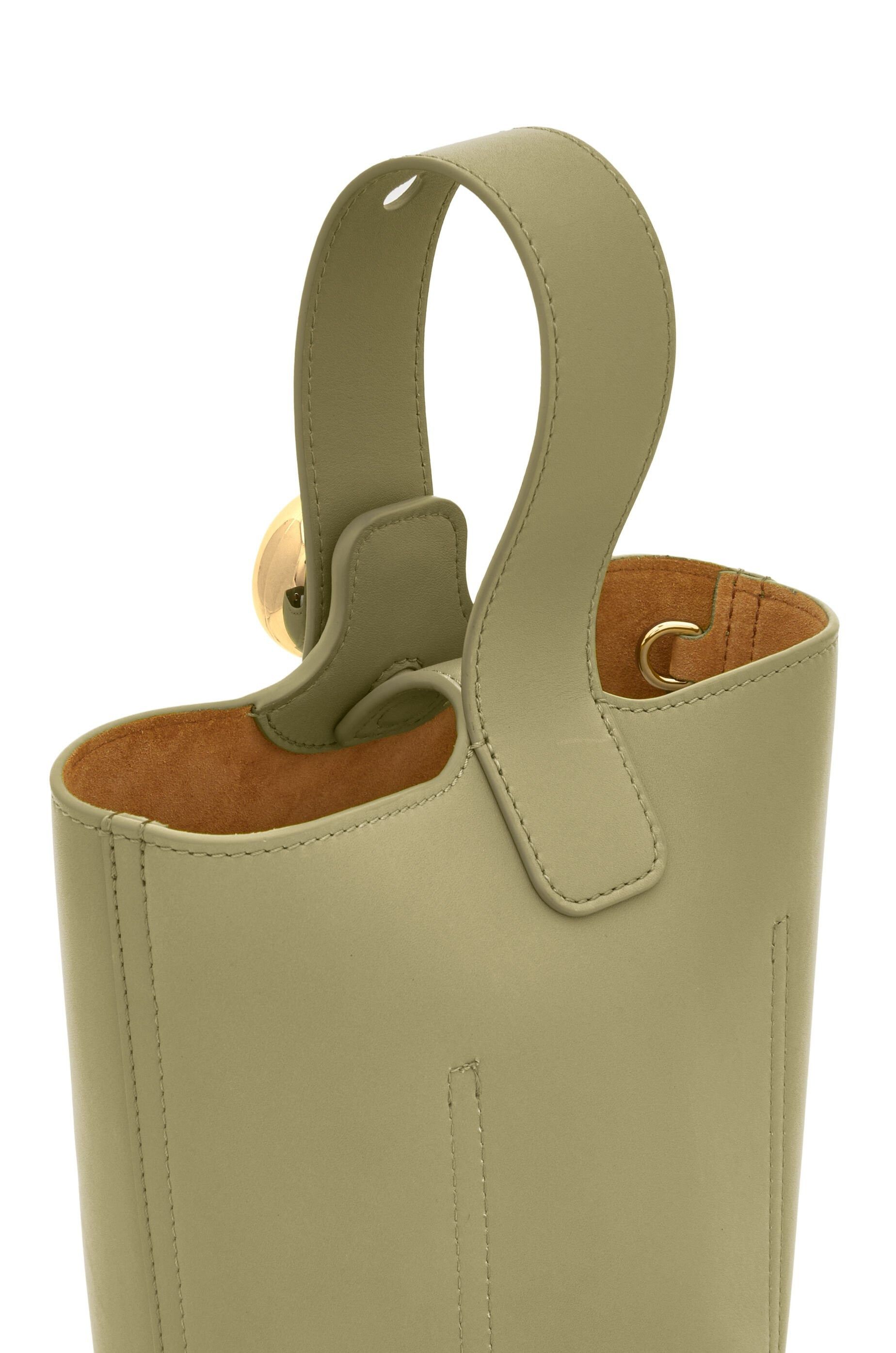 Loewe o1in1g0426 Size: OS/ Medium Pebble Bucket Bag in Green Size ONE SIZE - 10 Thumbnail