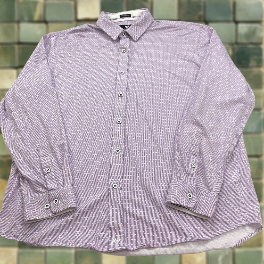 Vintage Buttercloth Icy Cotton XXL Button Long Sleeve All Over Print Casual Shirt Size US XXL / EU 58 / 5 - 1 Thumbnail