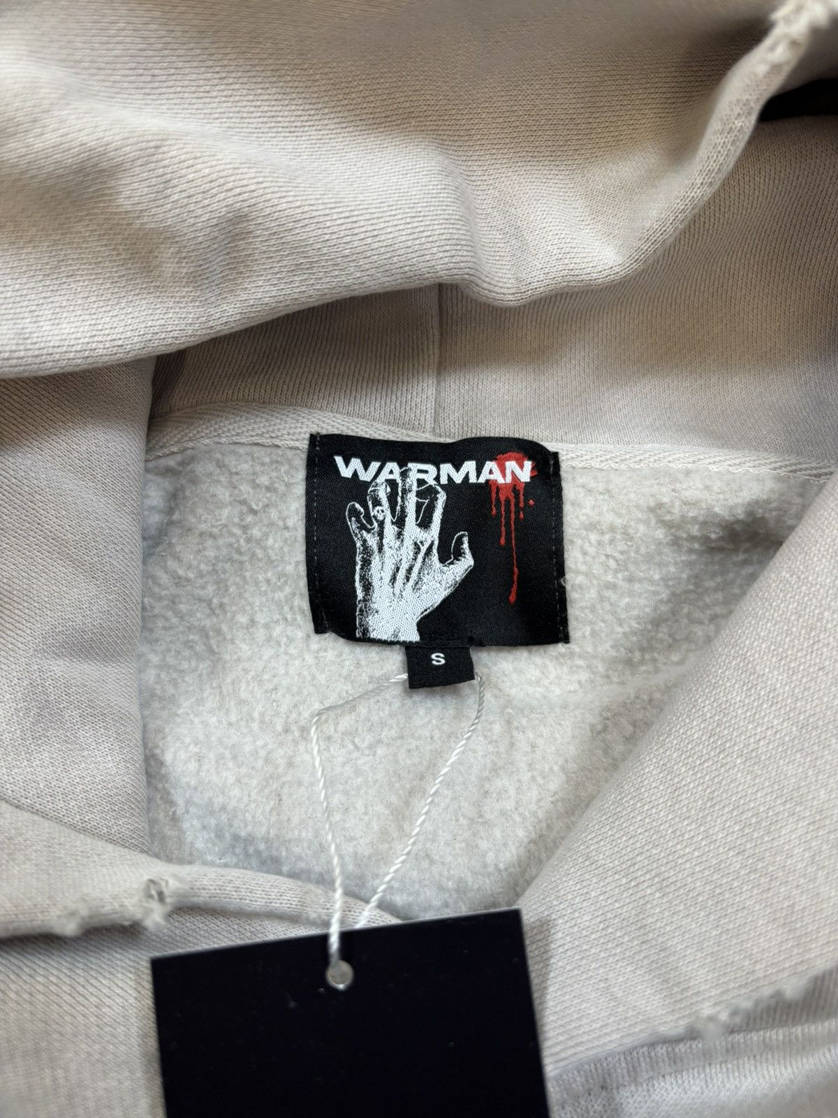 Other Warman Skeleton in Pain Graphic Hoodie, White Size US S / EU 44-46 / 1 - 9 Thumbnail