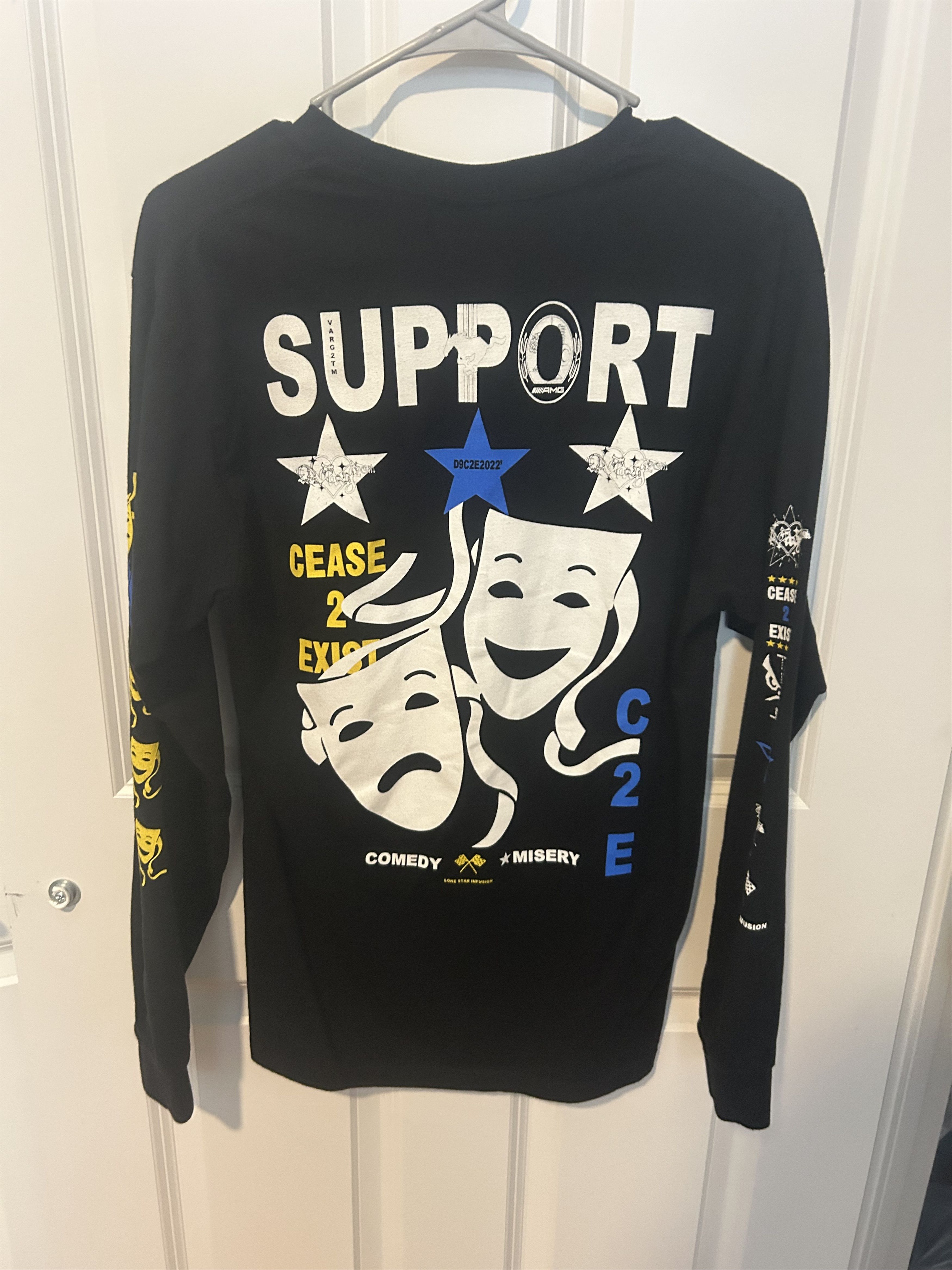 Drain Gang × Sad Boys Varg2TM C2E Support Longsleeve | Grailed