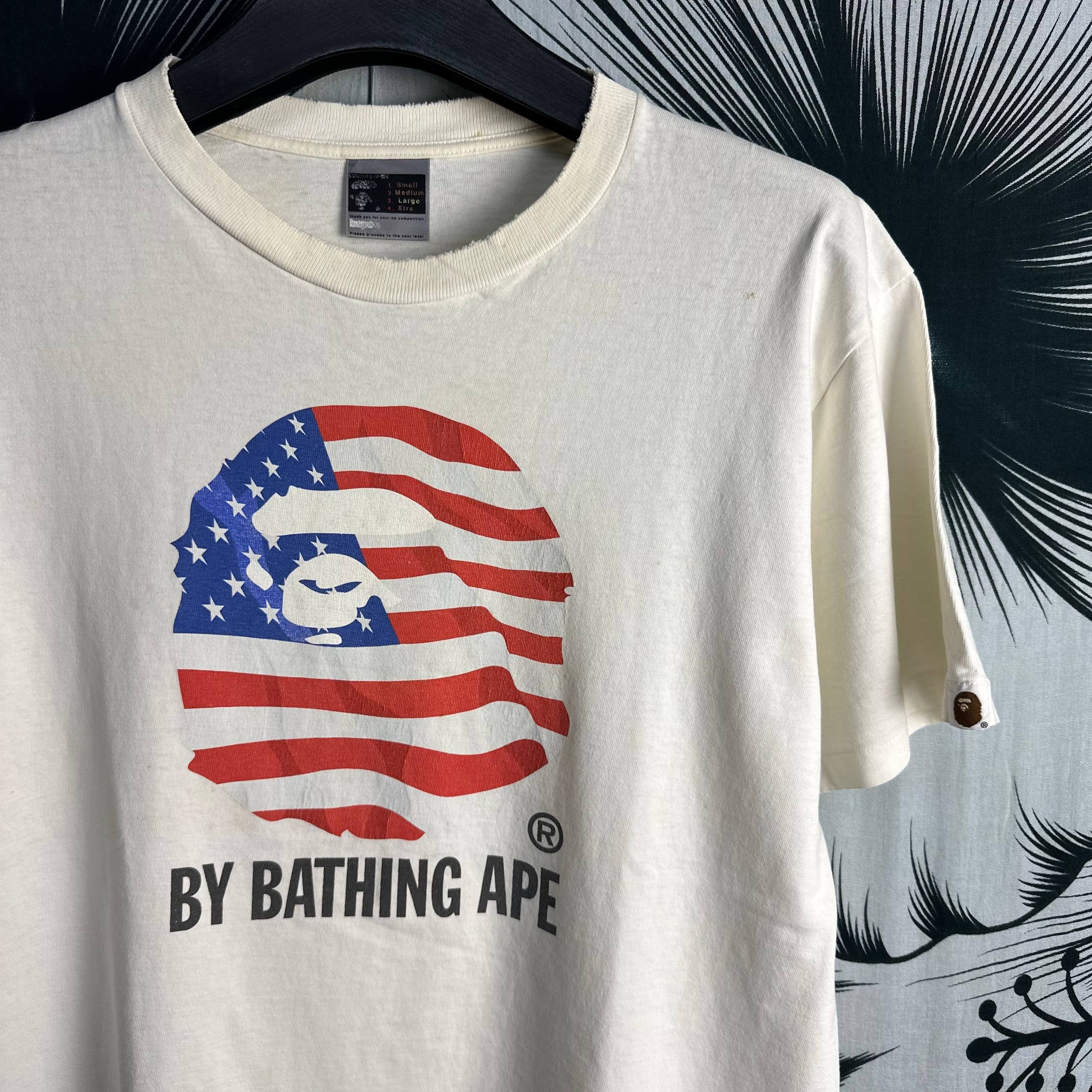Bape Vintage A Bathing Ape American Big Head T-Shirt Size US L / EU 52-54 / 3 - 3 Thumbnail