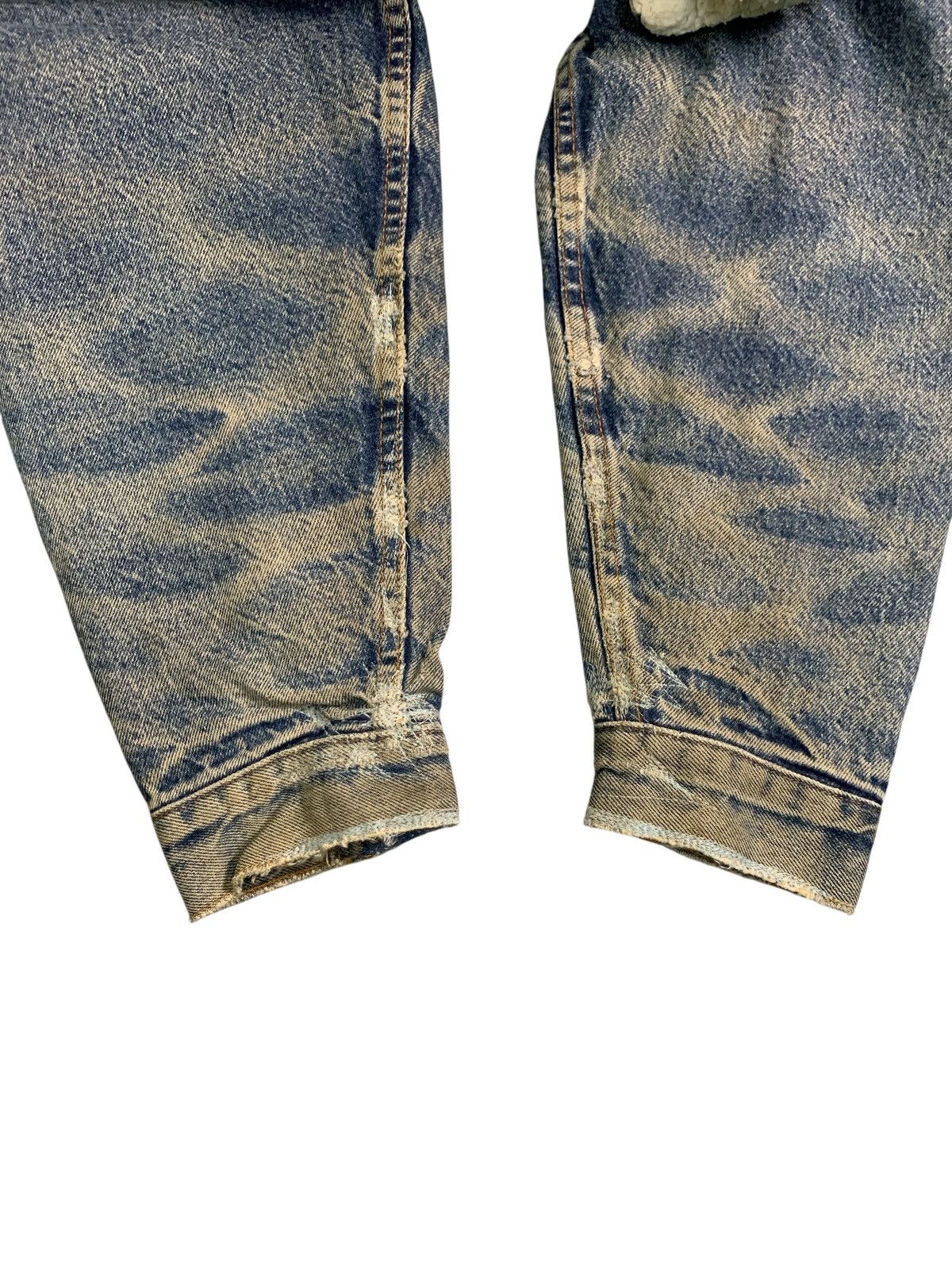Levi's Vintage Clothing Rare Design Vintage Levi's Sherpa-Lined Denim Trucker Jacket Size US XL / EU 56 / 4 - 9 Thumbnail