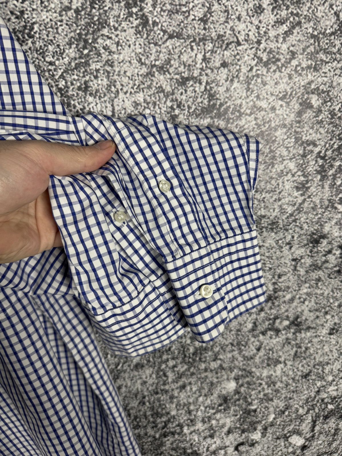 Paul & Shark Paul Shark Long Sleeve Plaid Shirt Button Up Luxury Size 43 Size US L / EU 52-54 / 3 - 11 Thumbnail