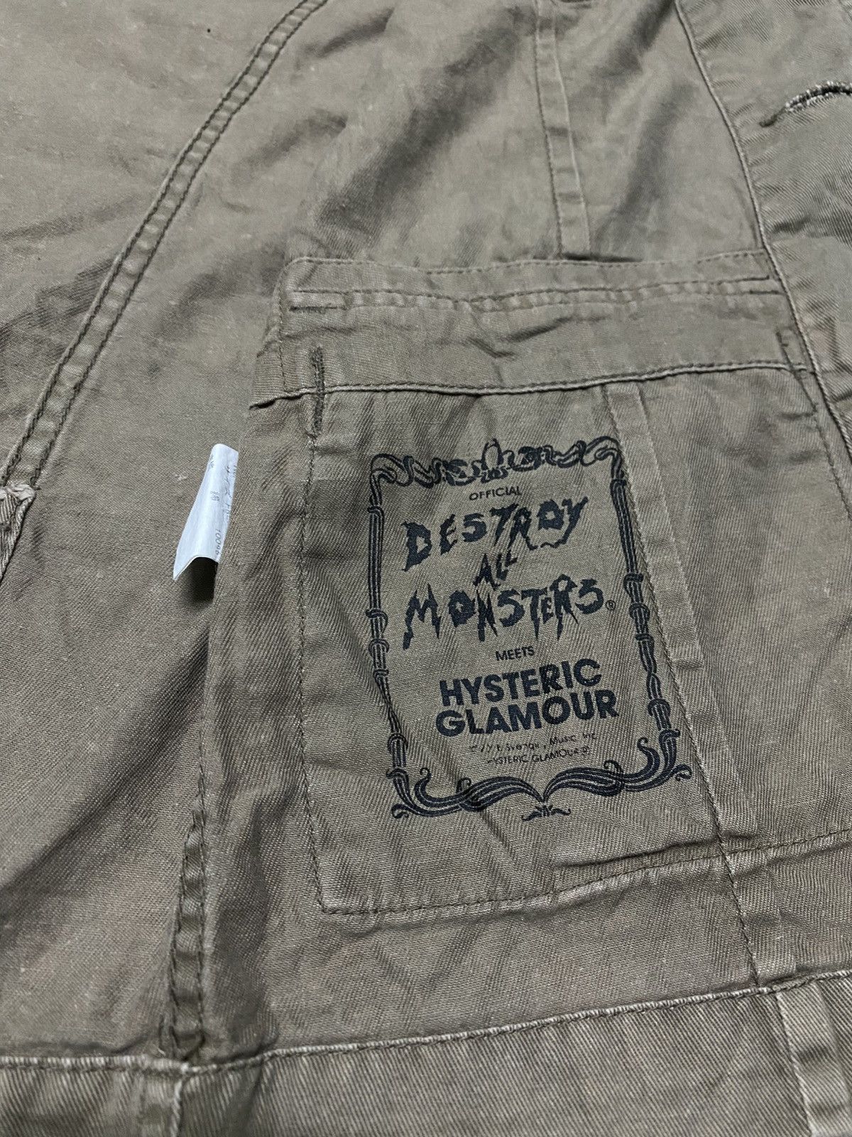Hysteric Glamour Hysteric Glamour Peanut Butter Motherfxxker Army Jacket Size US S / EU 44-46 / 1 - 12 Thumbnail