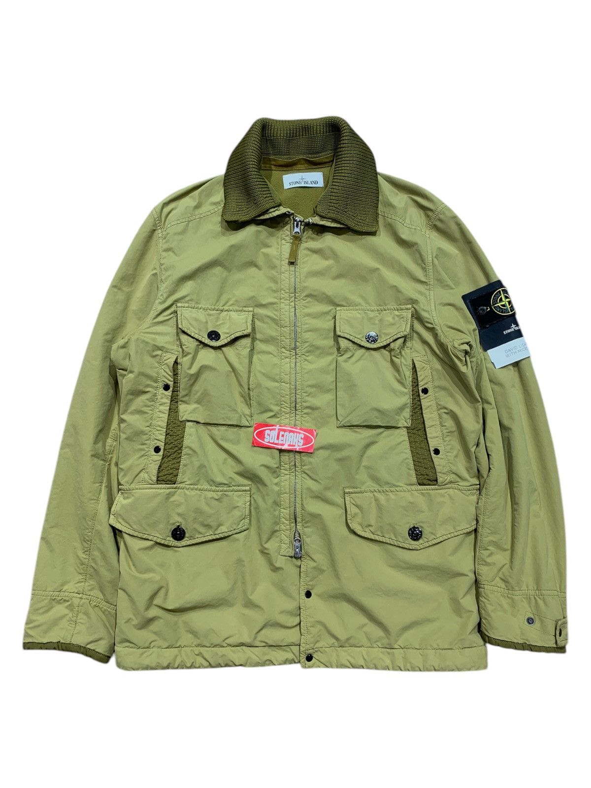 Stone Island David light tc lime green jacket rare Size US L / EU 52-54 / 3 - 2 Thumbnail