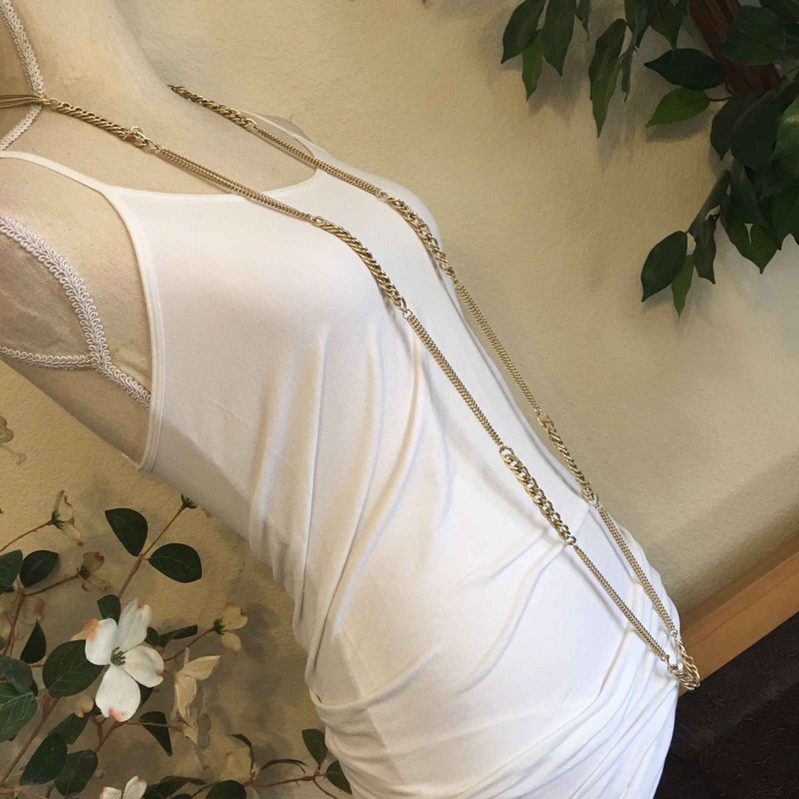 Vintage Vintage 70s gold tone long chain necklace Size ONE SIZE - 2 Thumbnail