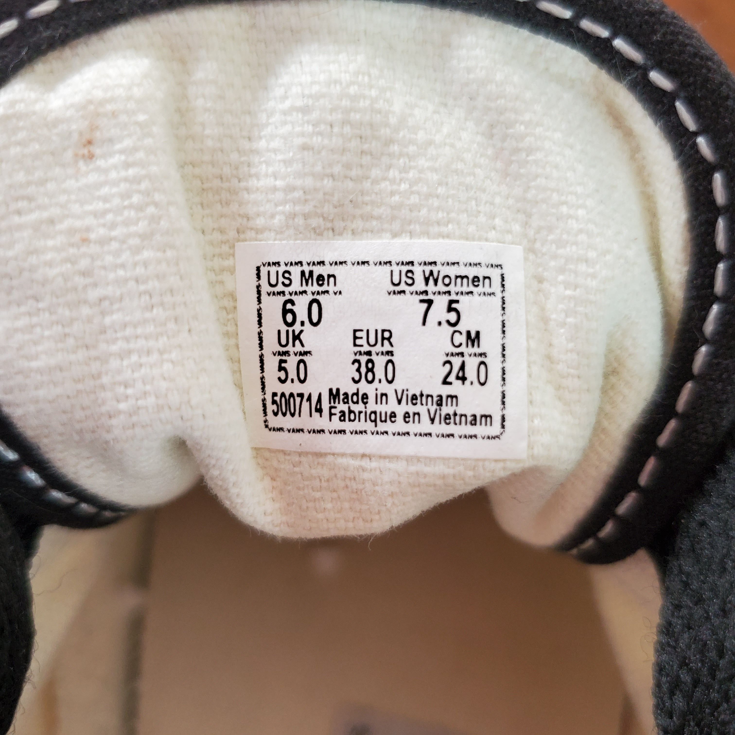 Vans Vans W7.5/M6 Sneakers Checkerboard Black Suede Skateboard Size US 7.5 / IT 37.5 - 10 Thumbnail