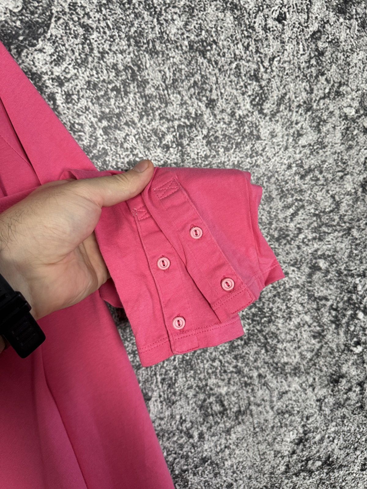 Musto Women’s Musto Long Sleeve Polo Shirt Pink Cotton Size 10 Size M / US 6-8 / IT 42-44 - 7 Thumbnail