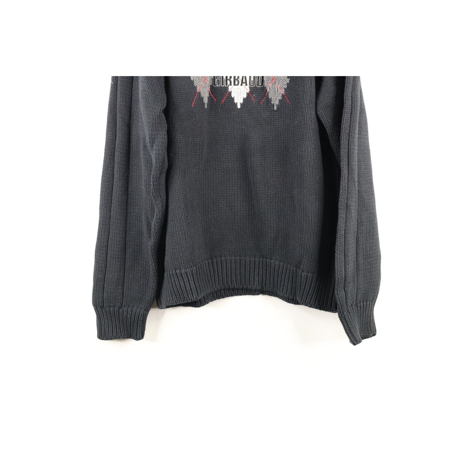 Marithe + Francois Girbaud × Vintage NOS Vintage 90s Marithe Francois Girbaud Argyle Sweater Size US L / EU 52-54 / 3 - 3 Thumbnail