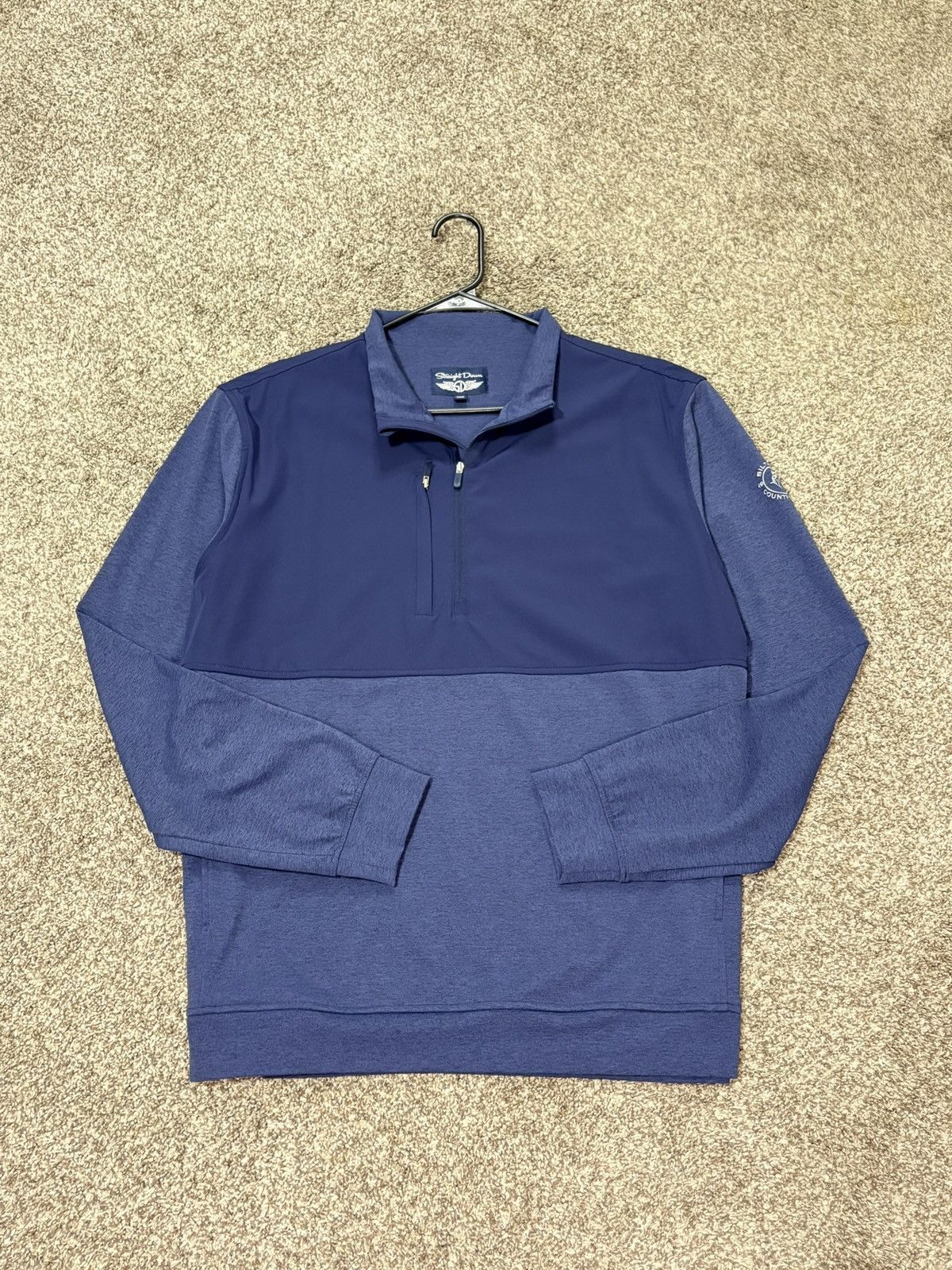Other Straight Down Men Harding Hybrid 1/4 Zip Golf Performance XL Size US XL / EU 56 / 4 - 5 Thumbnail