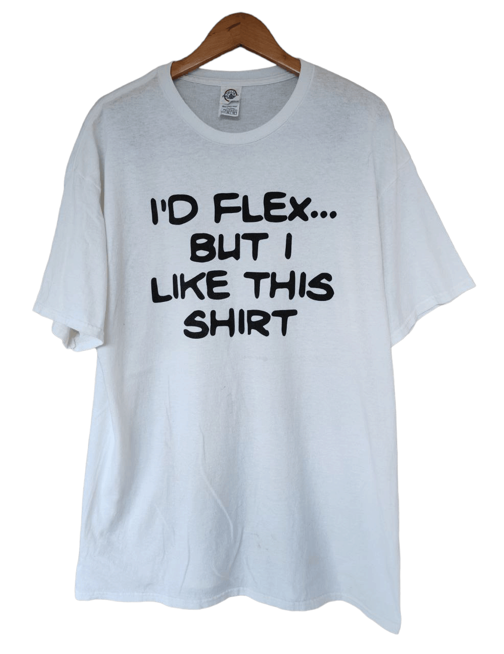 Vintage Y2k Humour T Size US XL / EU 56 / 4 - 1 Thumbnail