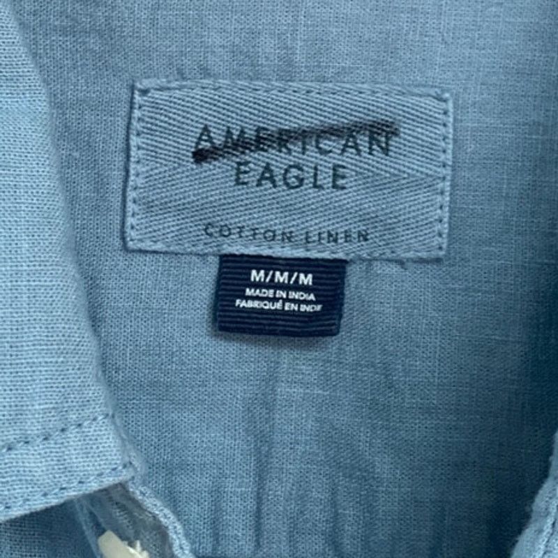 American Eagle Outfitters 2 New American Eagle Mens Medium Cotton Button Up Shirts Size US M / EU 48-50 / 2 - 3 Thumbnail