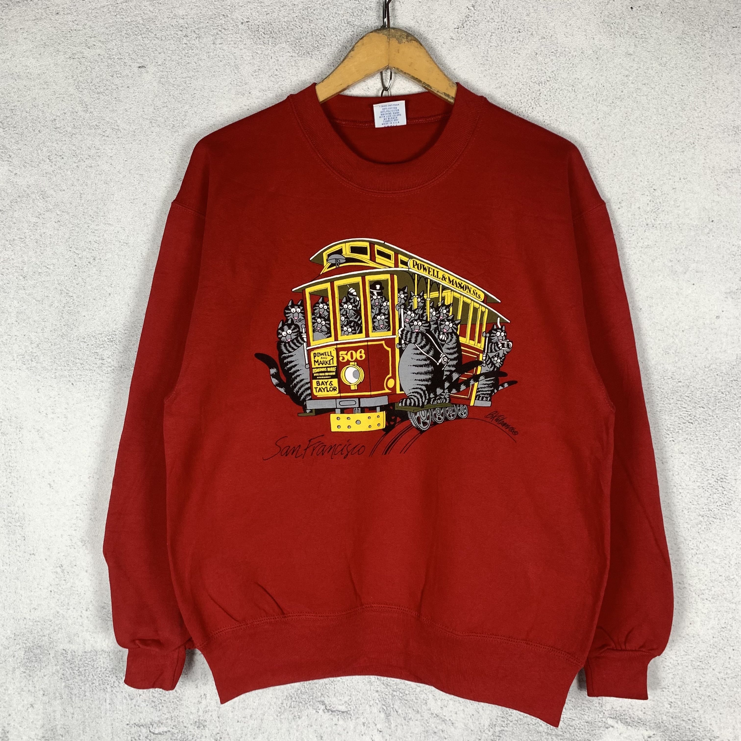 Vintage Vintage Crazy Shirts Sweatshirt Crewneck Size US S / EU 44-46 / 1 - 1 Thumbnail