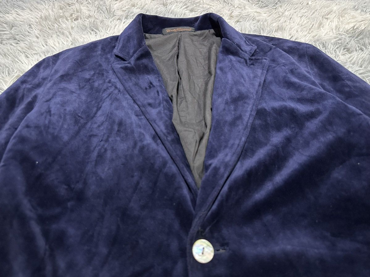 Undercover 🔥Undercoverism Velvet Blazer Jacket Navy Size US L / EU 52-54 / 3 - 4 Thumbnail