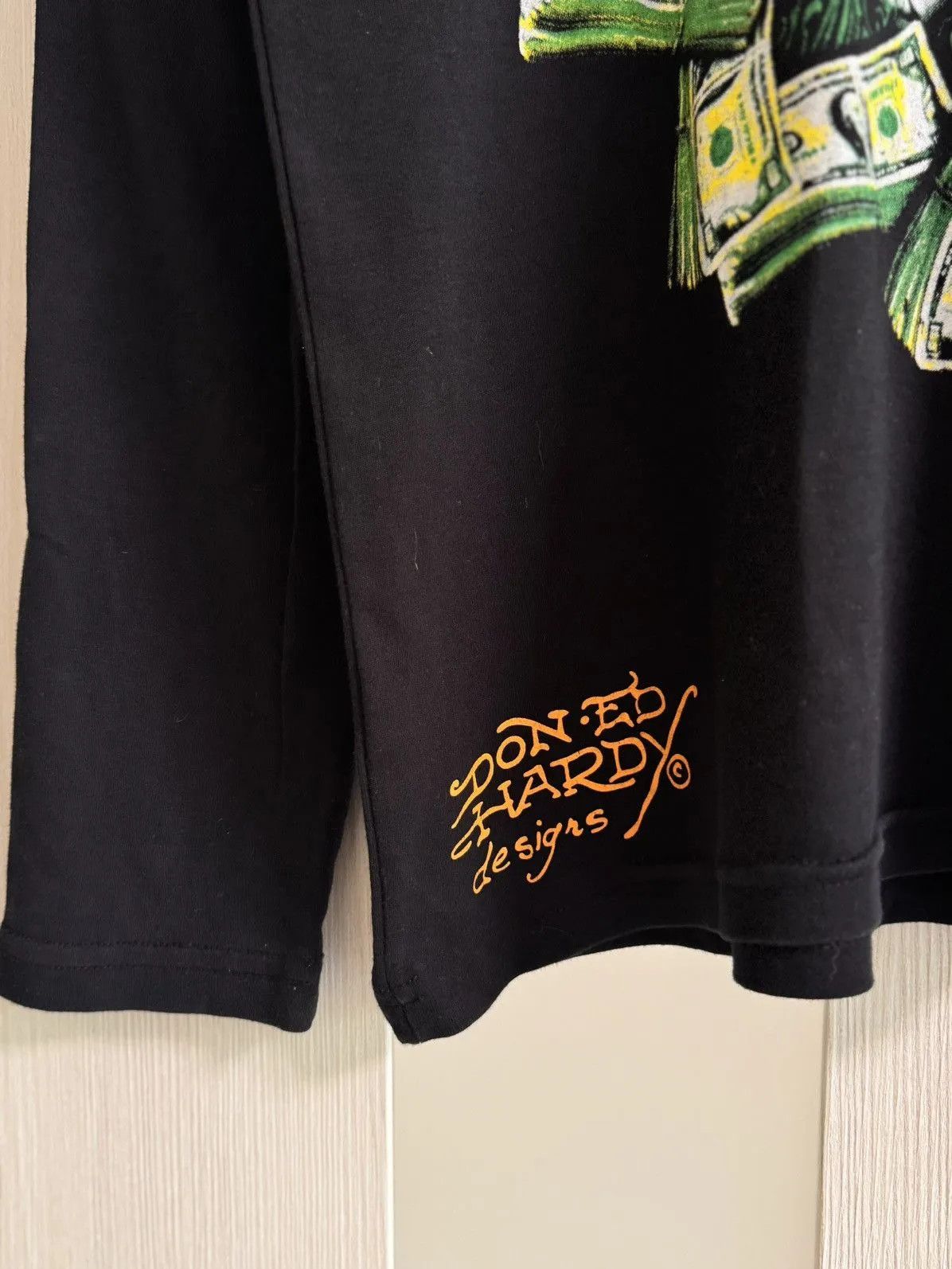 Christian Audigier Ed Hardy Christian Audigier Skull Panthera Black Long Sleeve Size US M / EU 48-50 / 2 - 13 Thumbnail