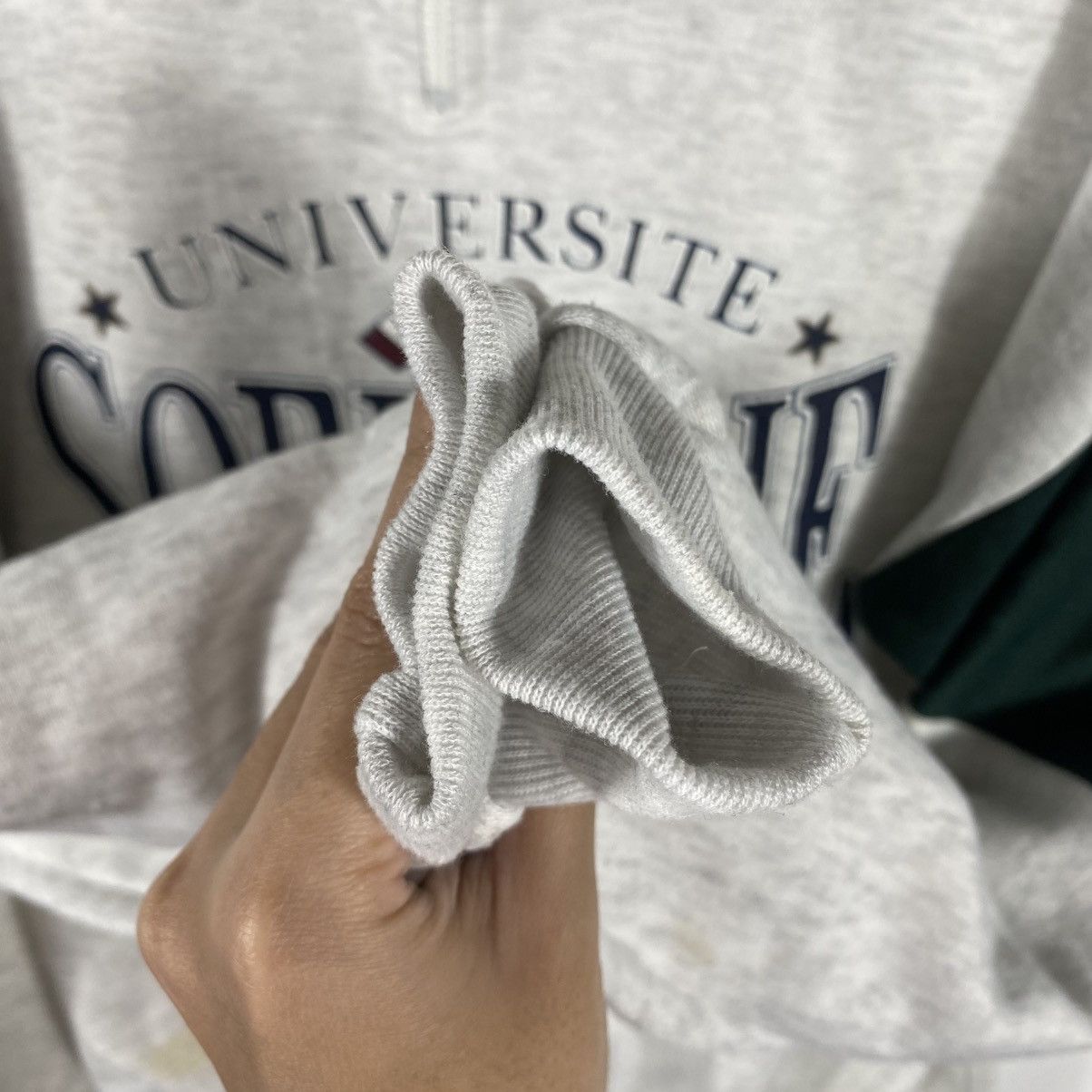 Vintage Vintage 90's UNIVERSITE SORBONNE Graphic Pullover Sweatshirt Size US M / EU 48-50 / 2 - 4 Thumbnail
