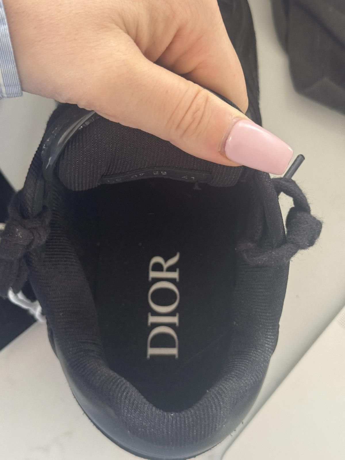 Dior Dior B27 Low Black Patent Dior Oblique Trainers Size US 8 / EU 41 - 7 Thumbnail