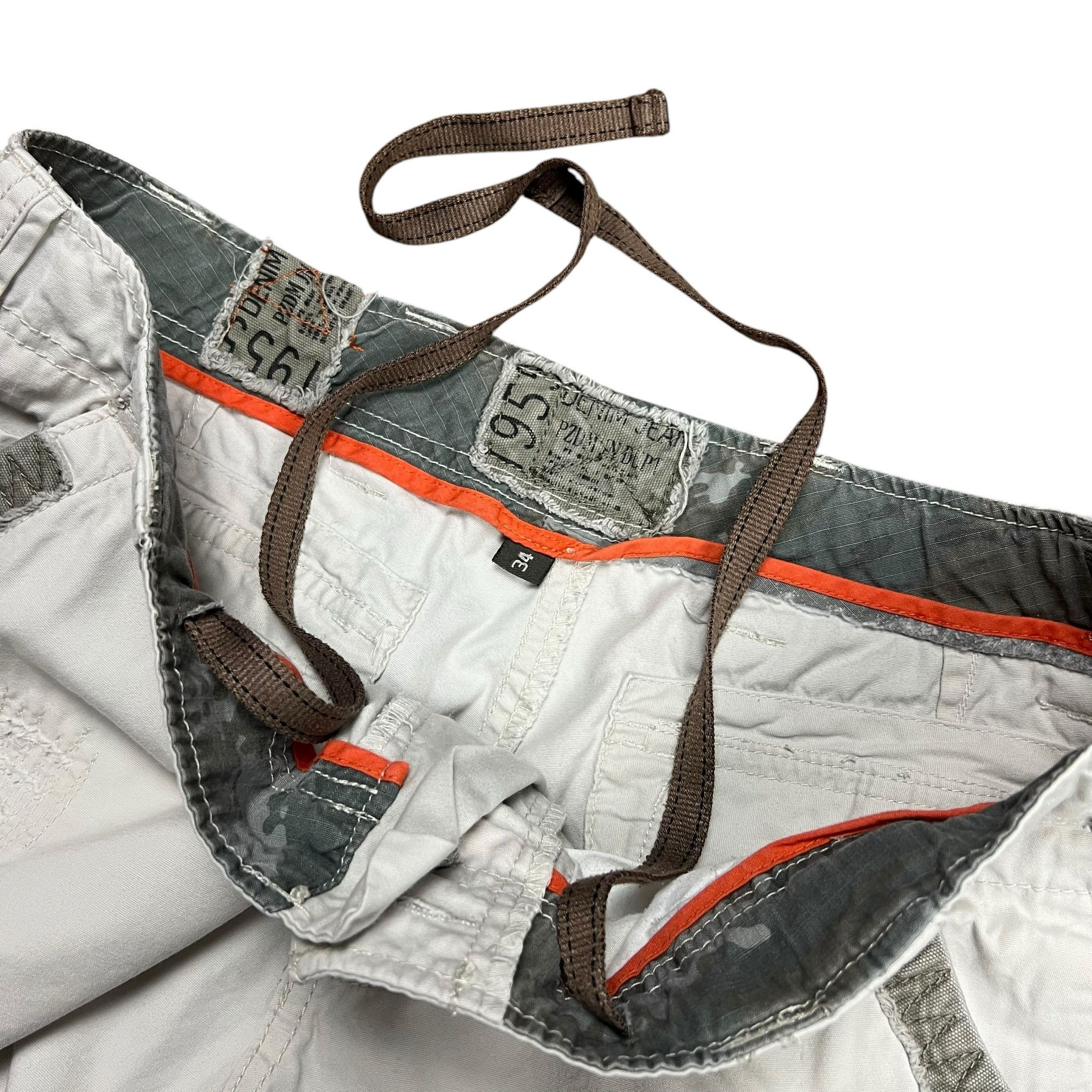 Point Zero Vintage Y2K Point Zero Repaird Cargo Shorts - 34” Size US 34 / EU 50 - 4 Thumbnail
