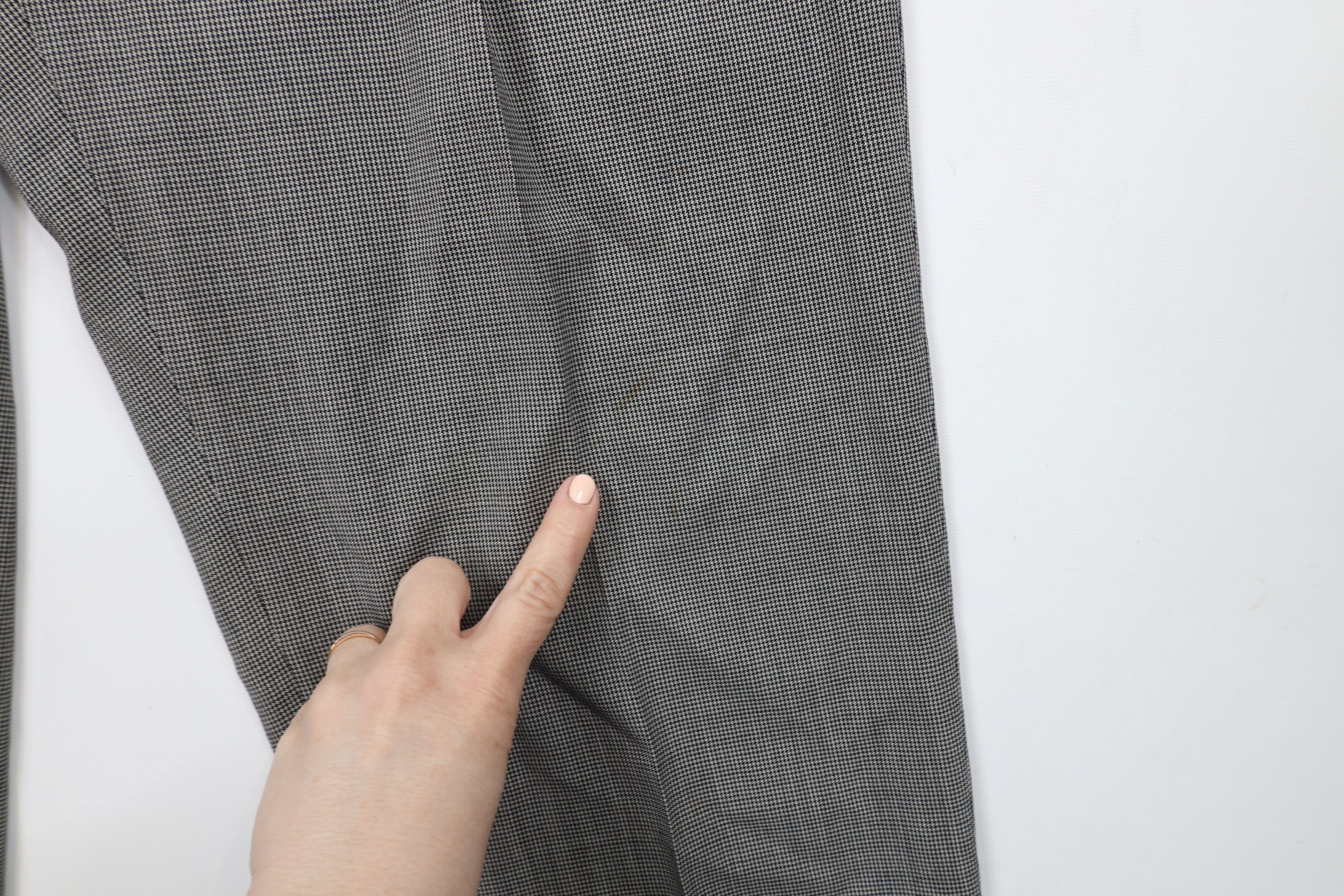 Vintage Vintage 90s Streetwear Wool Houndstooth Wide Leg Chino Pants Size US 36 / EU 52 - 5 Thumbnail