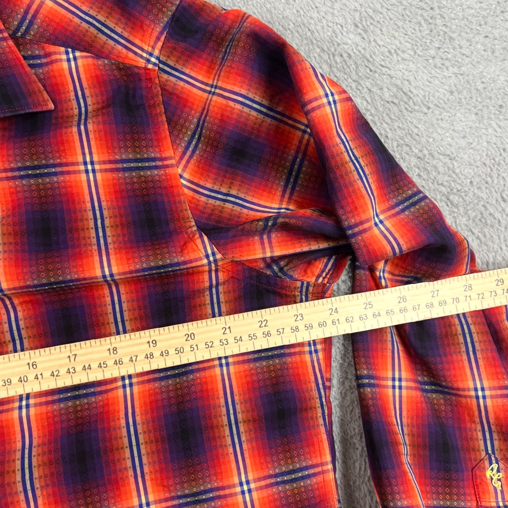 Robert Graham Robert Graham Shirt Adult L Multicolor Striped Cotton Embroidered Button-Up Long Sleeve Mens Size US L / EU 52-54 / 3 - 4 Thumbnail