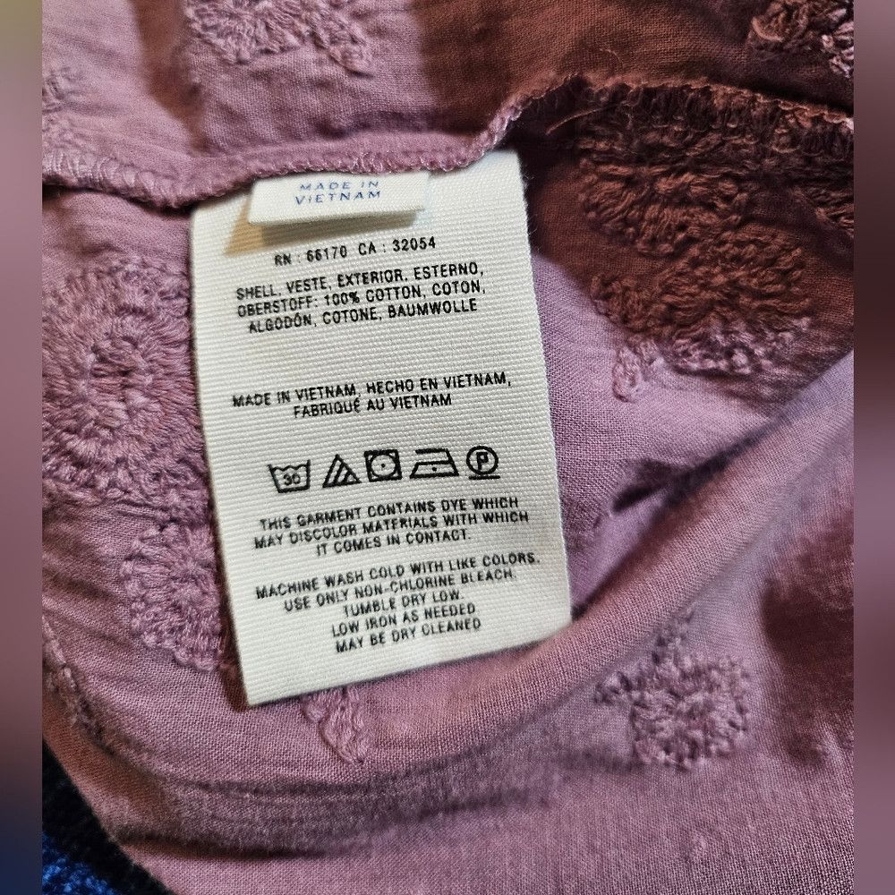 Anthropologie Anthropologie Hei Hei Lilac Purple Embroidered Pull On Shor Size 26" / US 2 / IT 38 - 7 Thumbnail