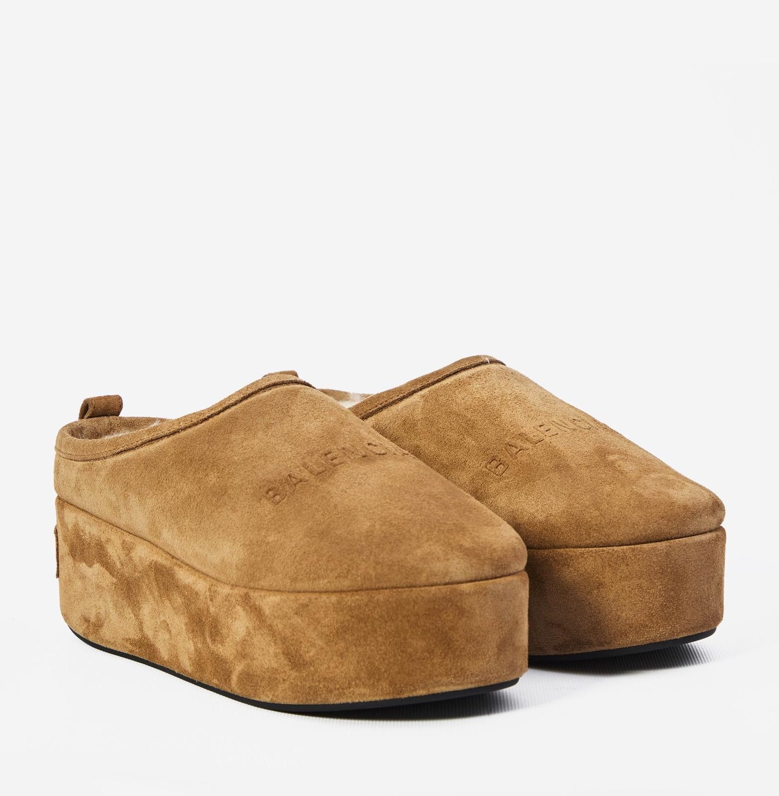 Balenciaga BALENCIAGA ALASKA SOFT PLATFORM MULE SIZE 40 Size ONE SIZE - 2 Thumbnail